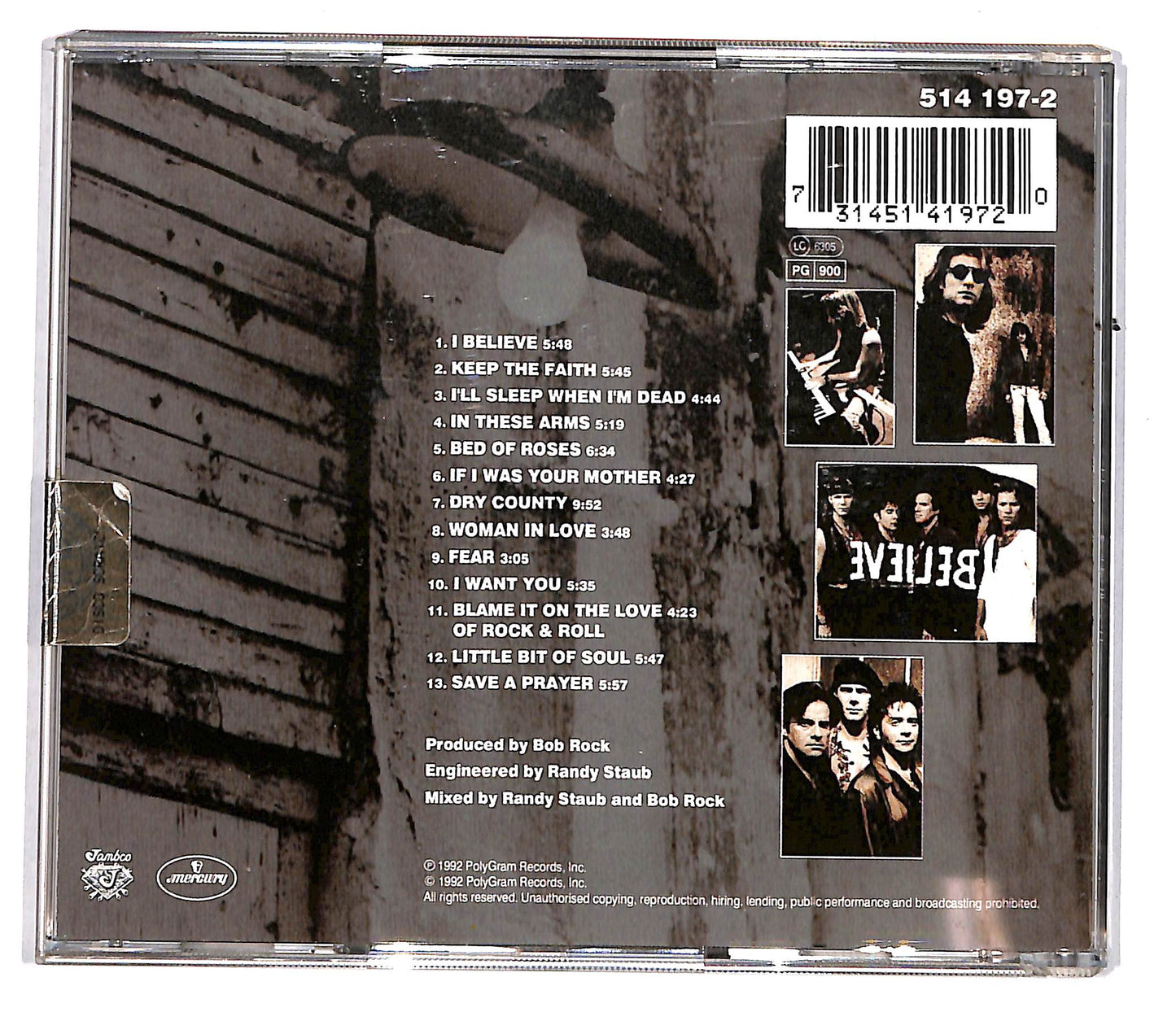 EBOND Bon Jovi - Keep The Faith CD CD104636