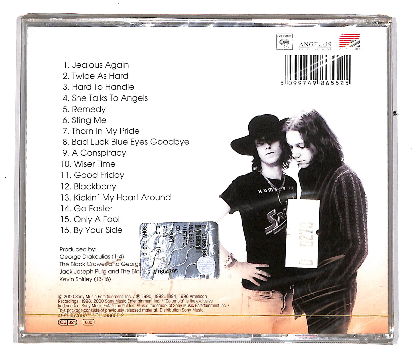 EBOND The Black Crowes - Greatest Hits 1990-1999 CD CD104715
