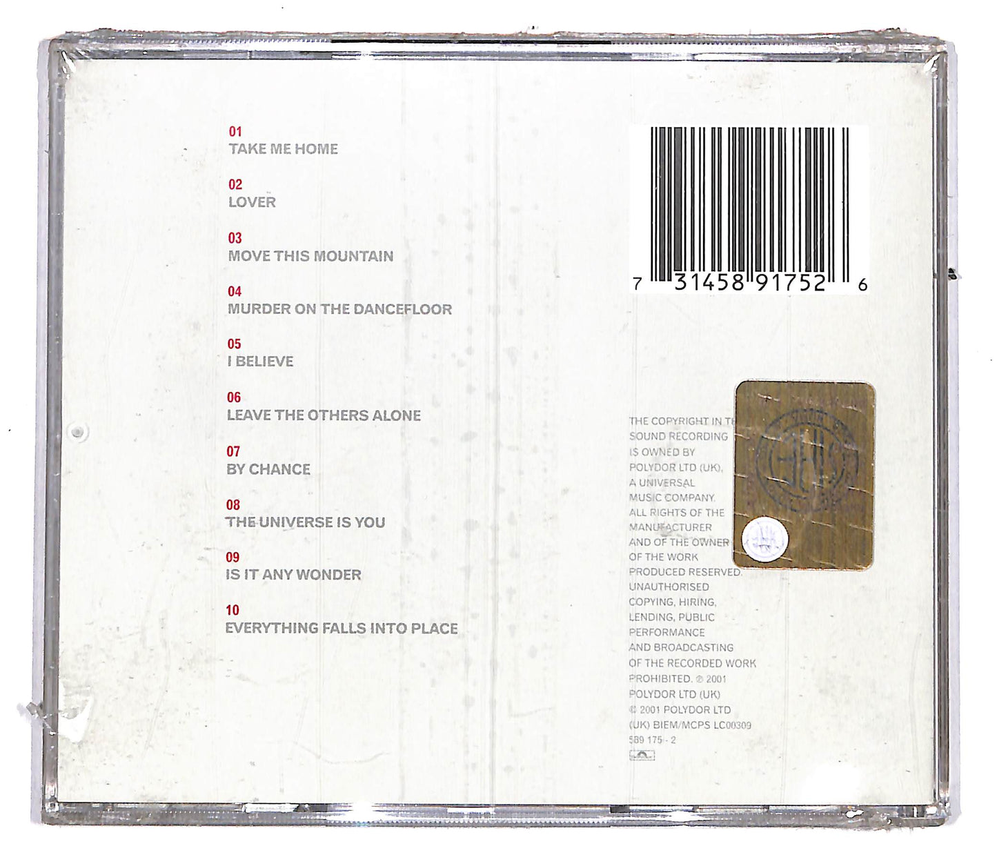 EBOND Sophie Ellis-Bextor - Read My Lips CD CD104731