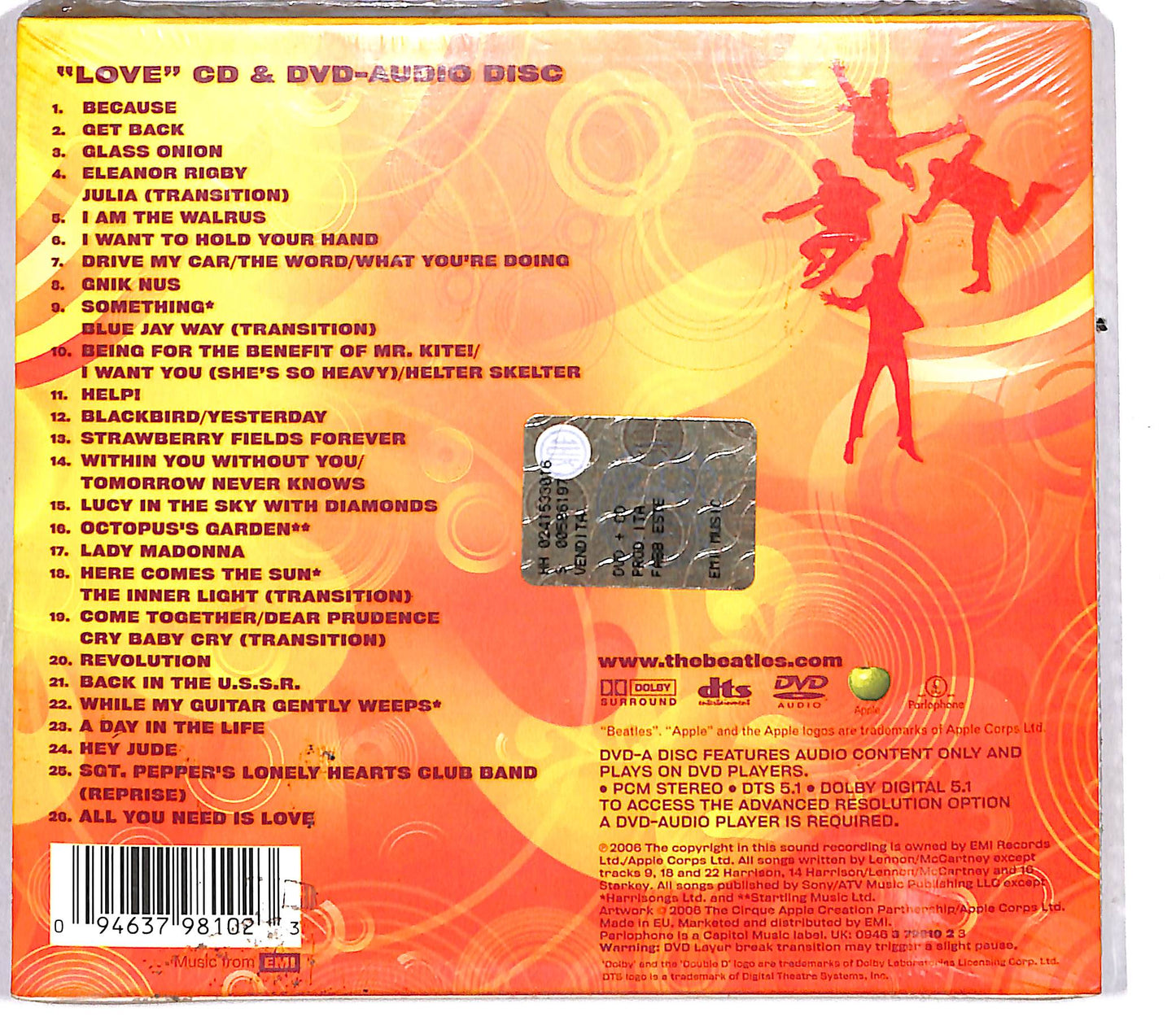 EBOND The Beatles - Love CD CD104752