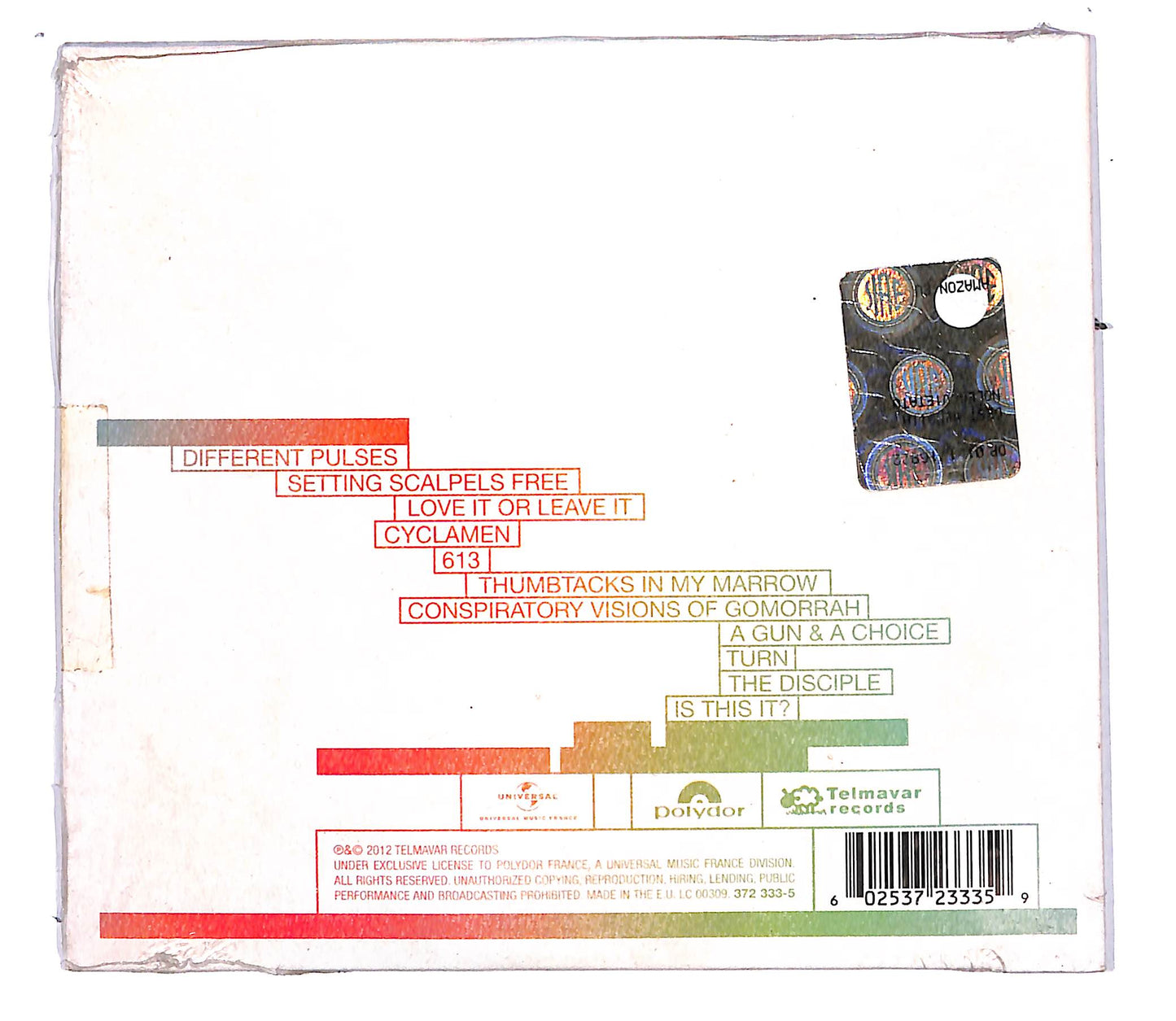EBOND Asaf Avidan - Different Pulses DIGIPACK CD CD104802