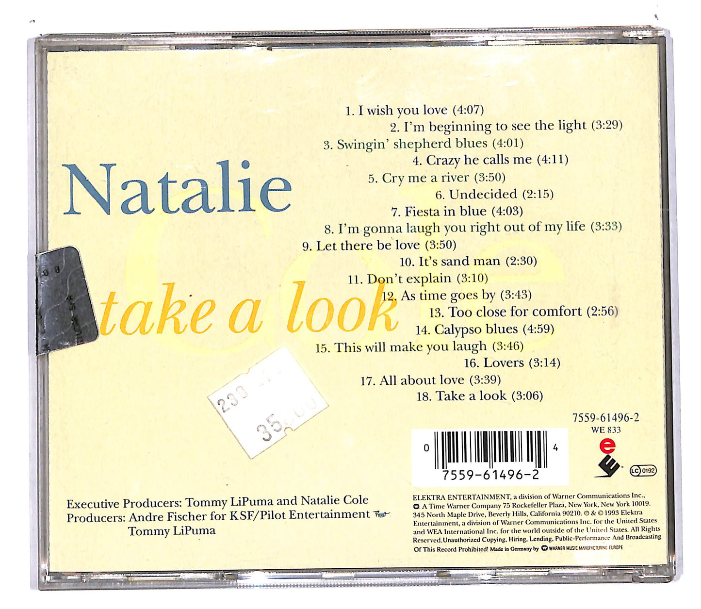 EBOND Natalie Cole - Take A Look CD CD104823