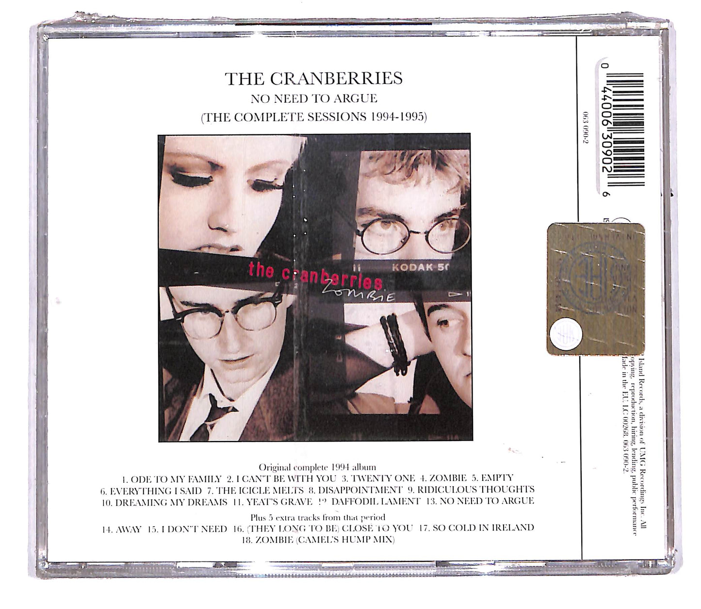 EBOND The Cranberries - No Need To Argue CD CD104858