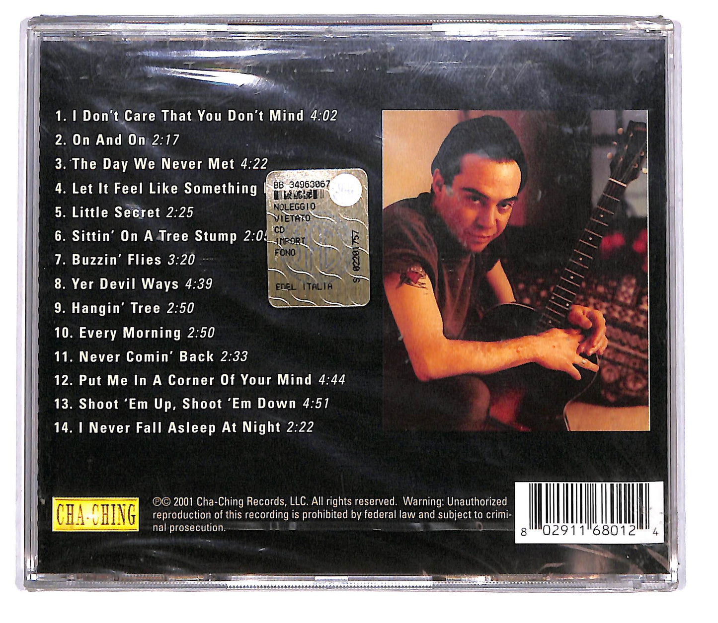 EBOND Crash Test Dummies - I Don't Care That You Don't Mind CD CD104862