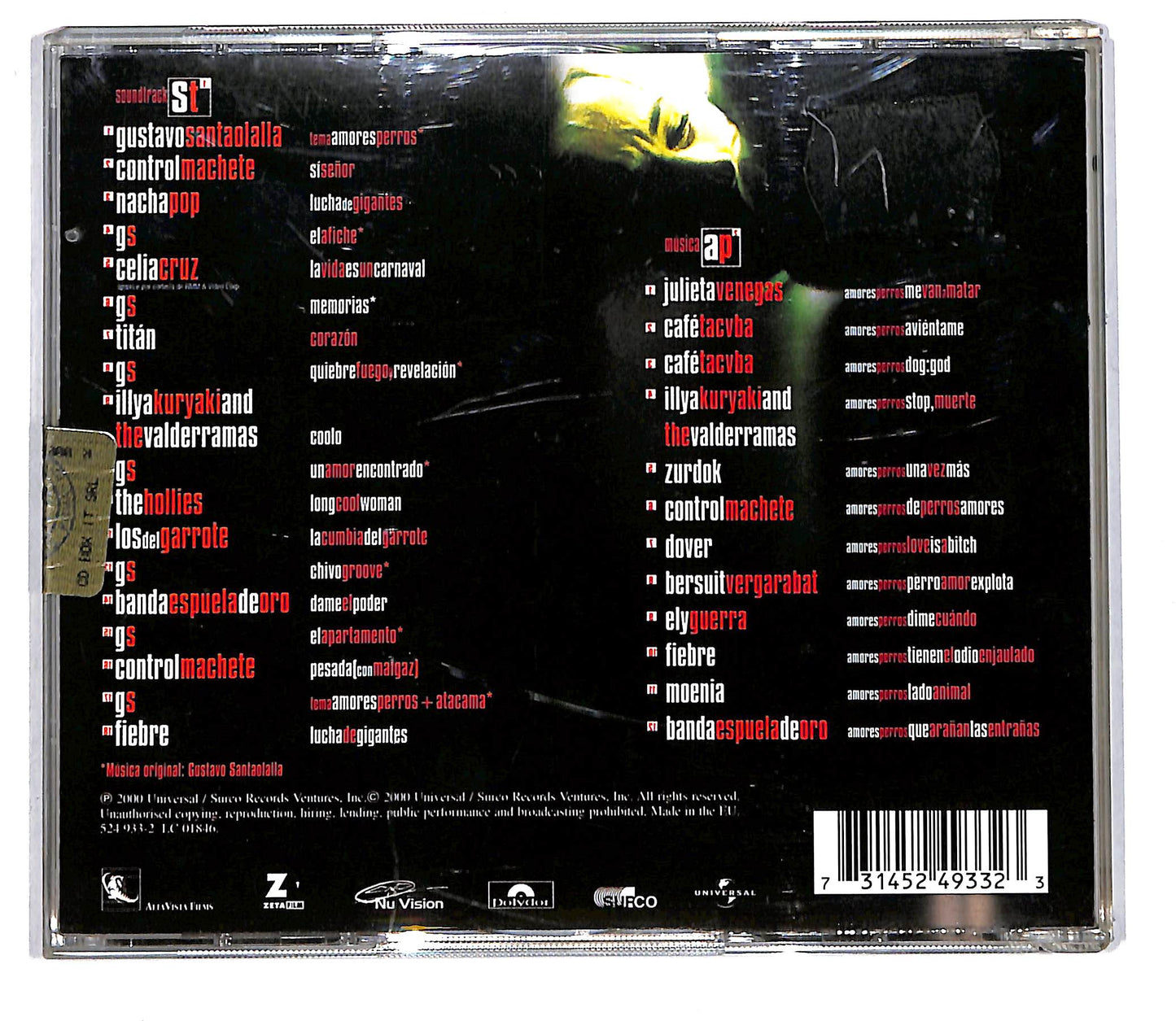 EBOND Various - Amores Perros (Musica Original De La Pelicula) CD CD104962