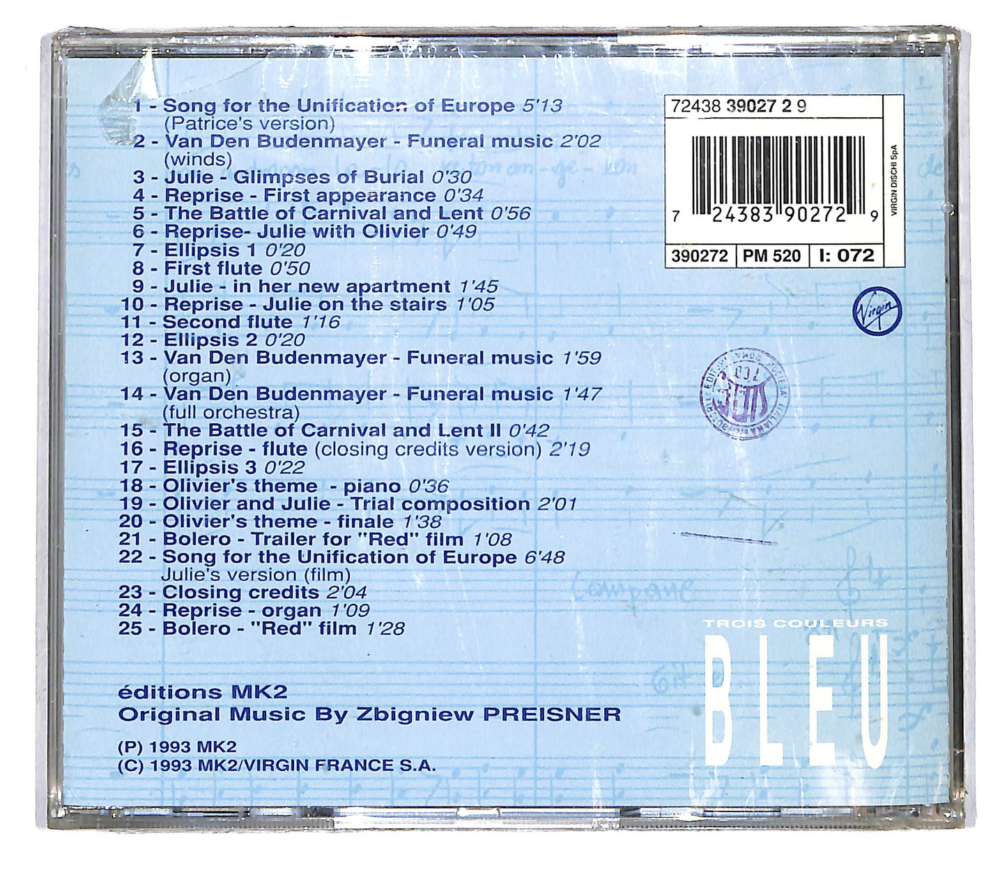 EBOND Zbigniew Preisner - Trois Couleurs: Bleu CD CD105039