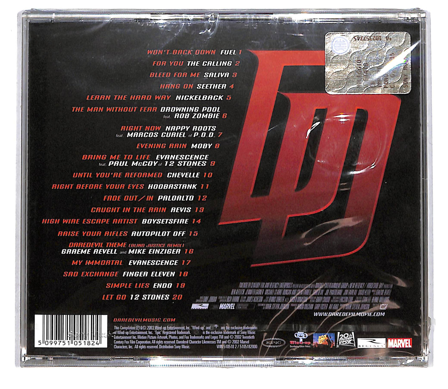 EBOND Various - Daredevil (The Album) CD CD105060