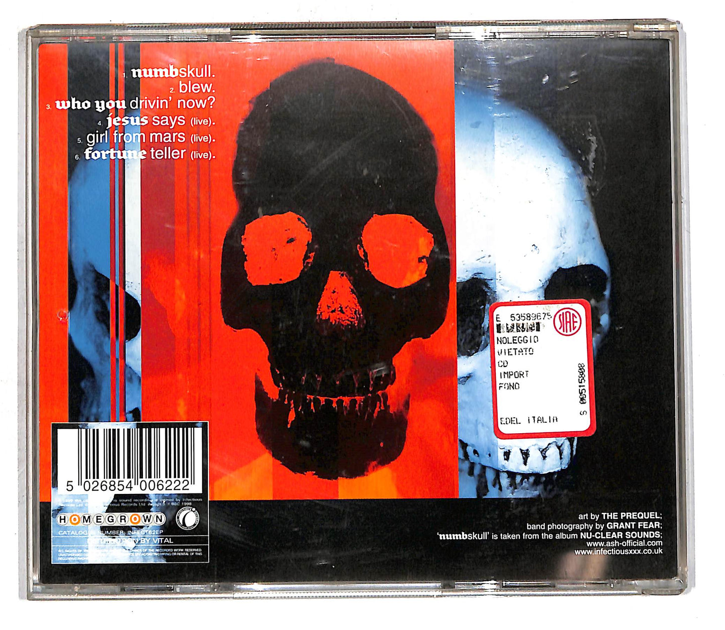 EBOND Ash - Numbskull CD CD105245