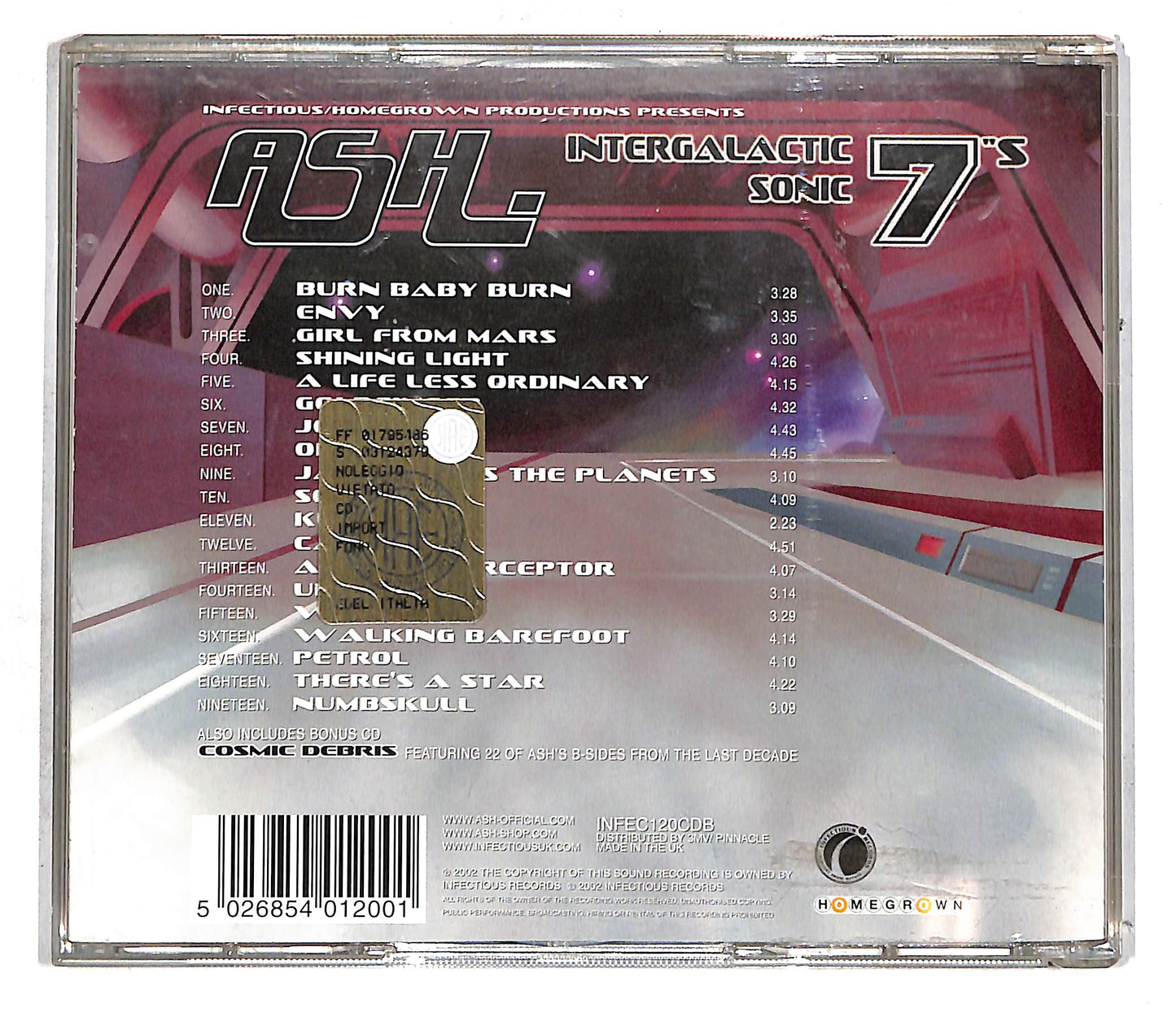 EBOND Ash - Intergalactic Sonic 7's CD CD105251