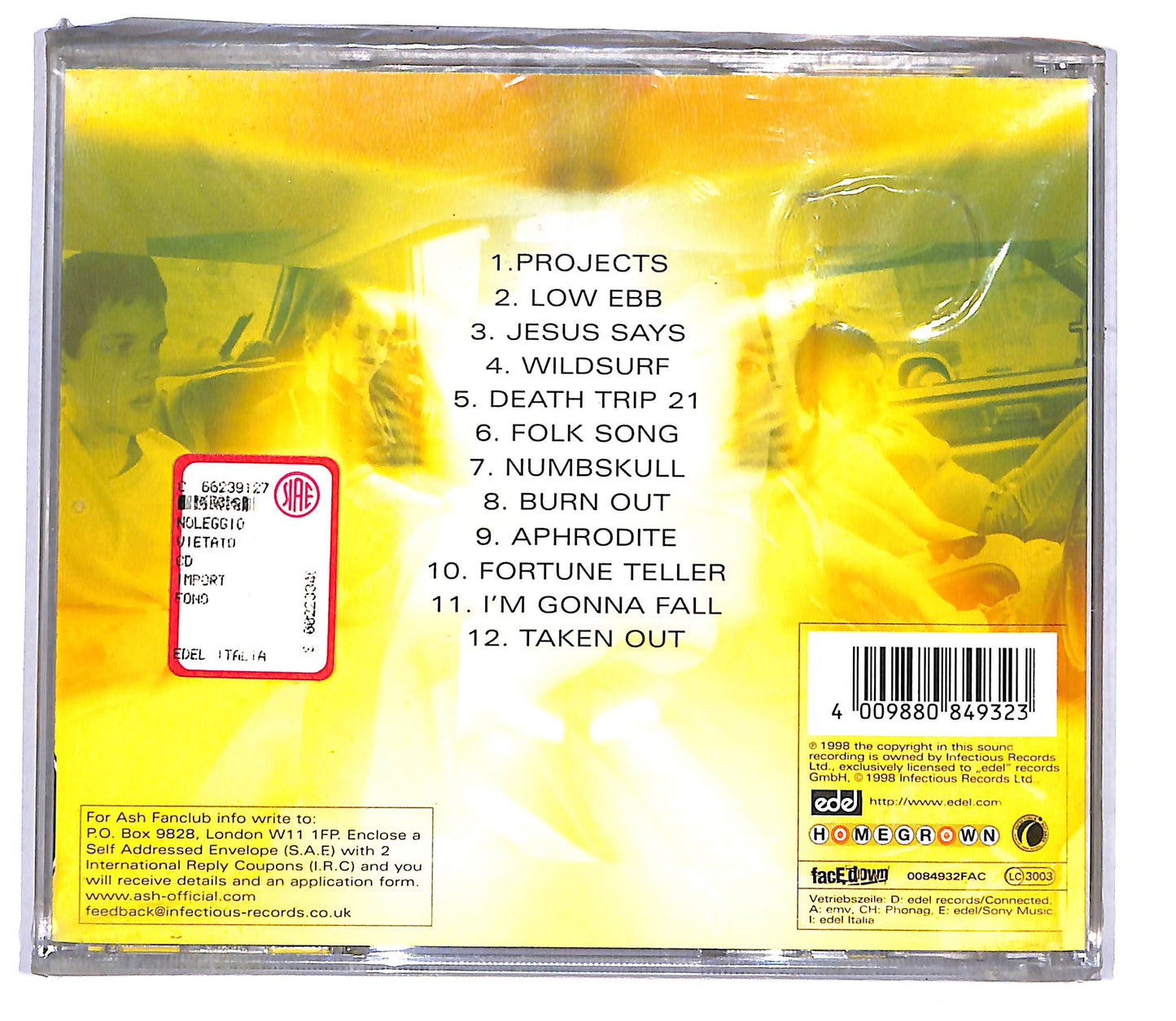 EBOND Ash - Nu-Clear Sounds CD CD105324