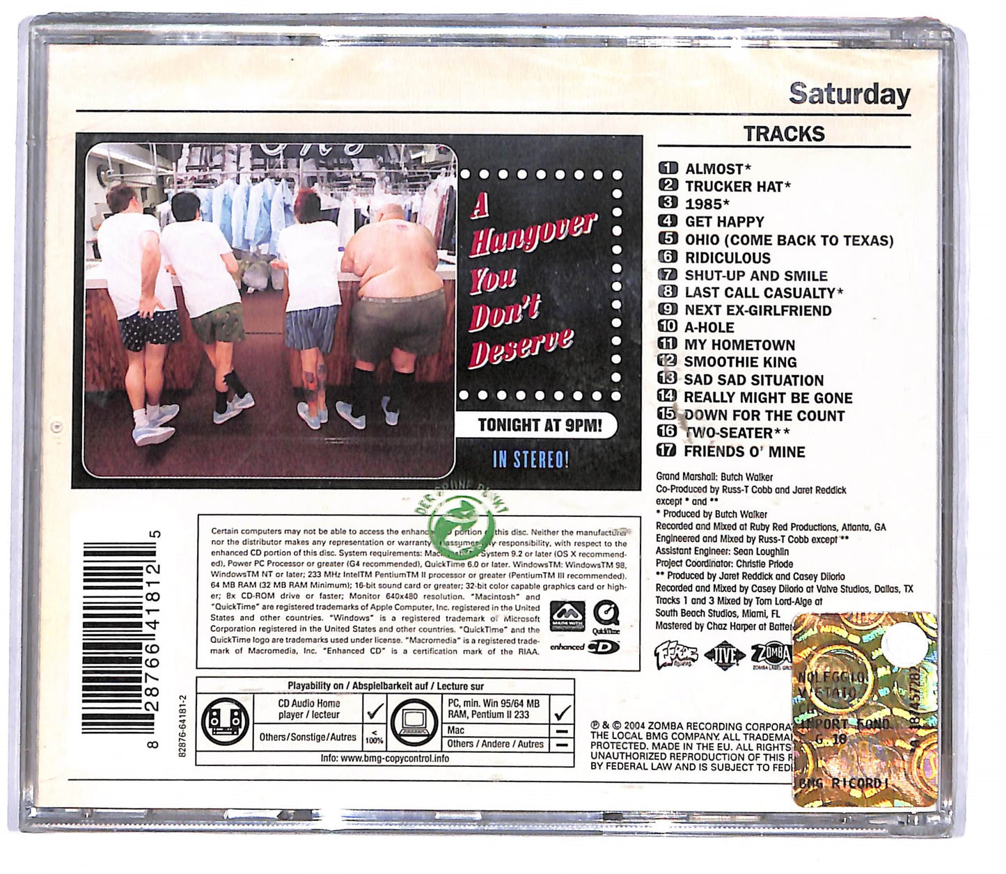 EBOND Bowling For Soup - A Hangover You Don't Deserve CD CD105328