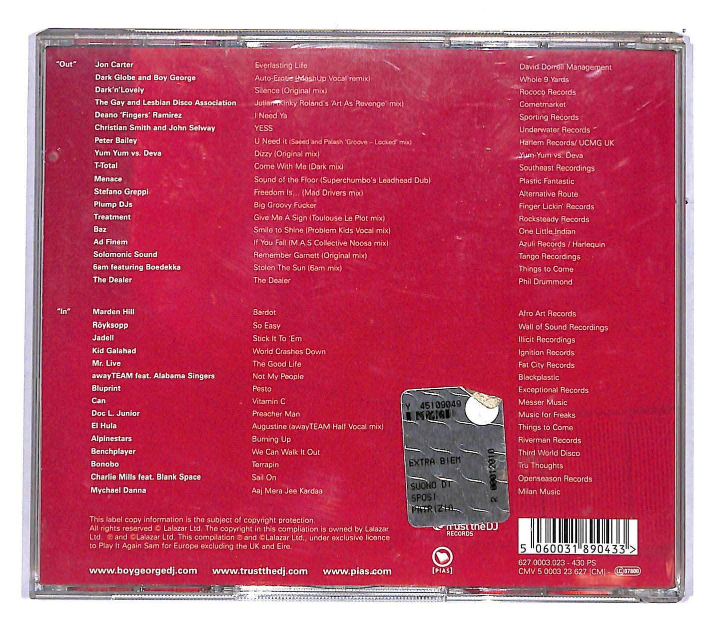 EBOND Boy George - In & Out With Boy George: A DJ Mix CD CD105331