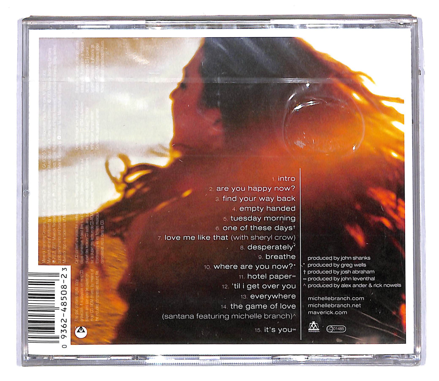 EBOND Michelle Branch - Hotel Paper CD CD105335