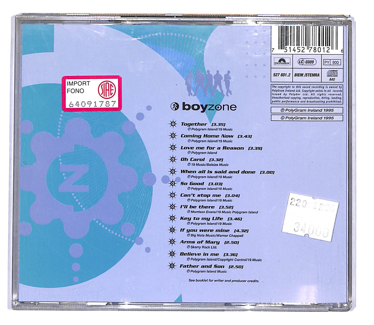 EBOND Boyzone - Said And Done CD CD105338