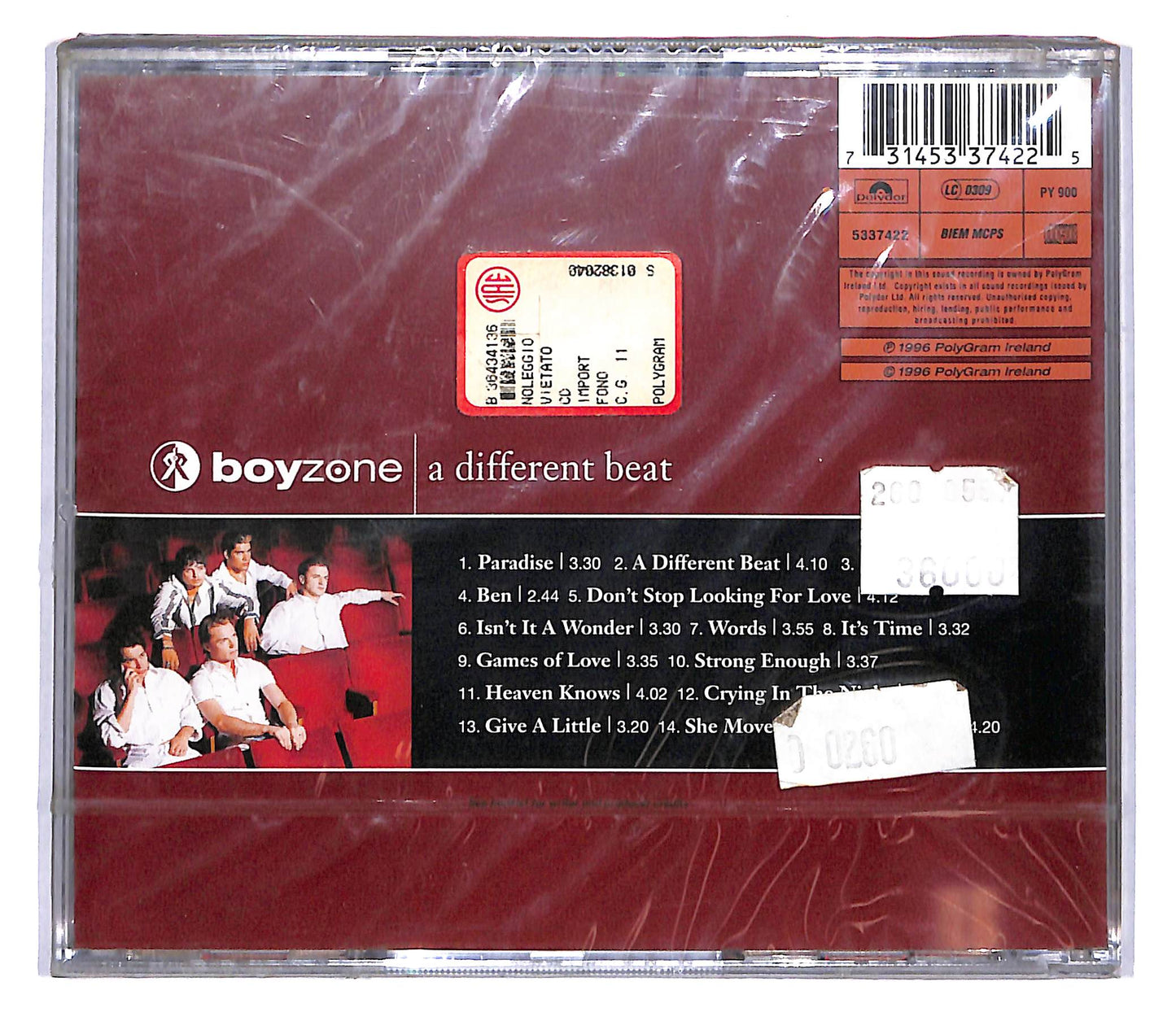 EBOND Boyzone - A Different Beat CD CD105339