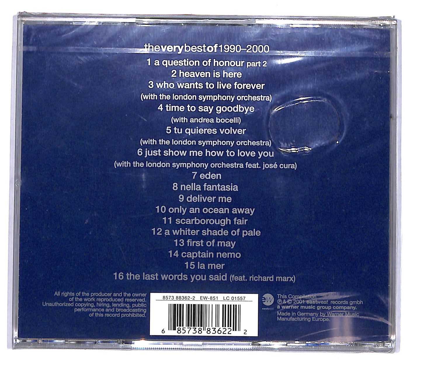 EBOND Sarah Brightman - The Very Best Of 1990-2000 CD CD105341