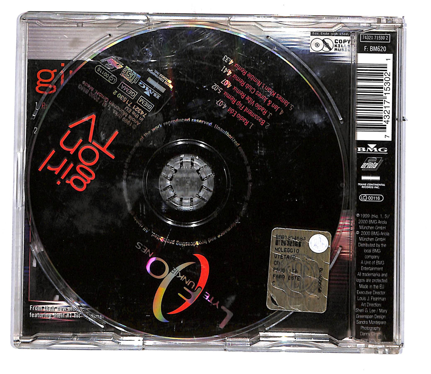 EBOND Lyte Funkie Ones - Girl On TV CD CD105457