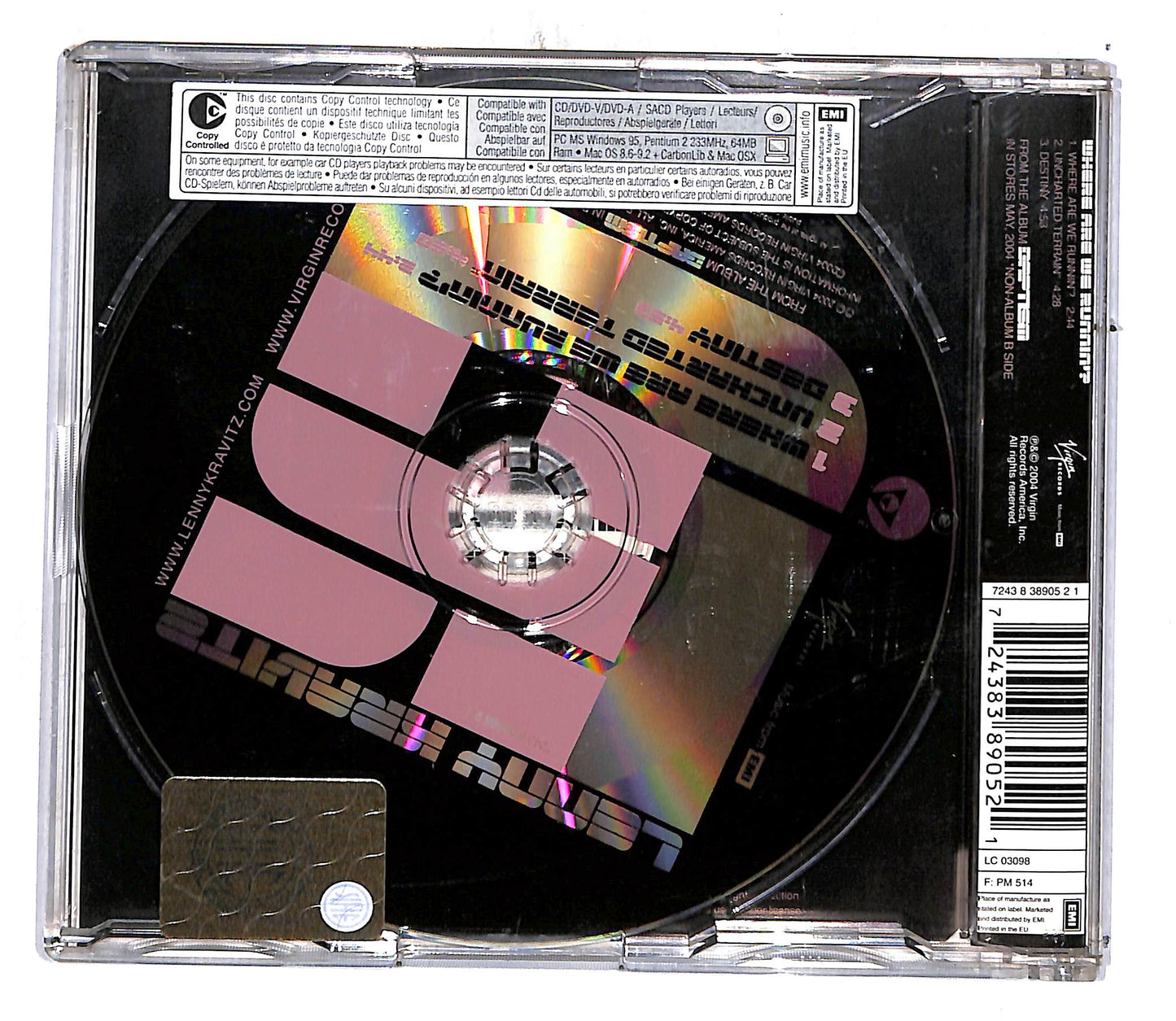 EBOND Lenny Kravitz - Where Are We Runnin'? CD CD105518