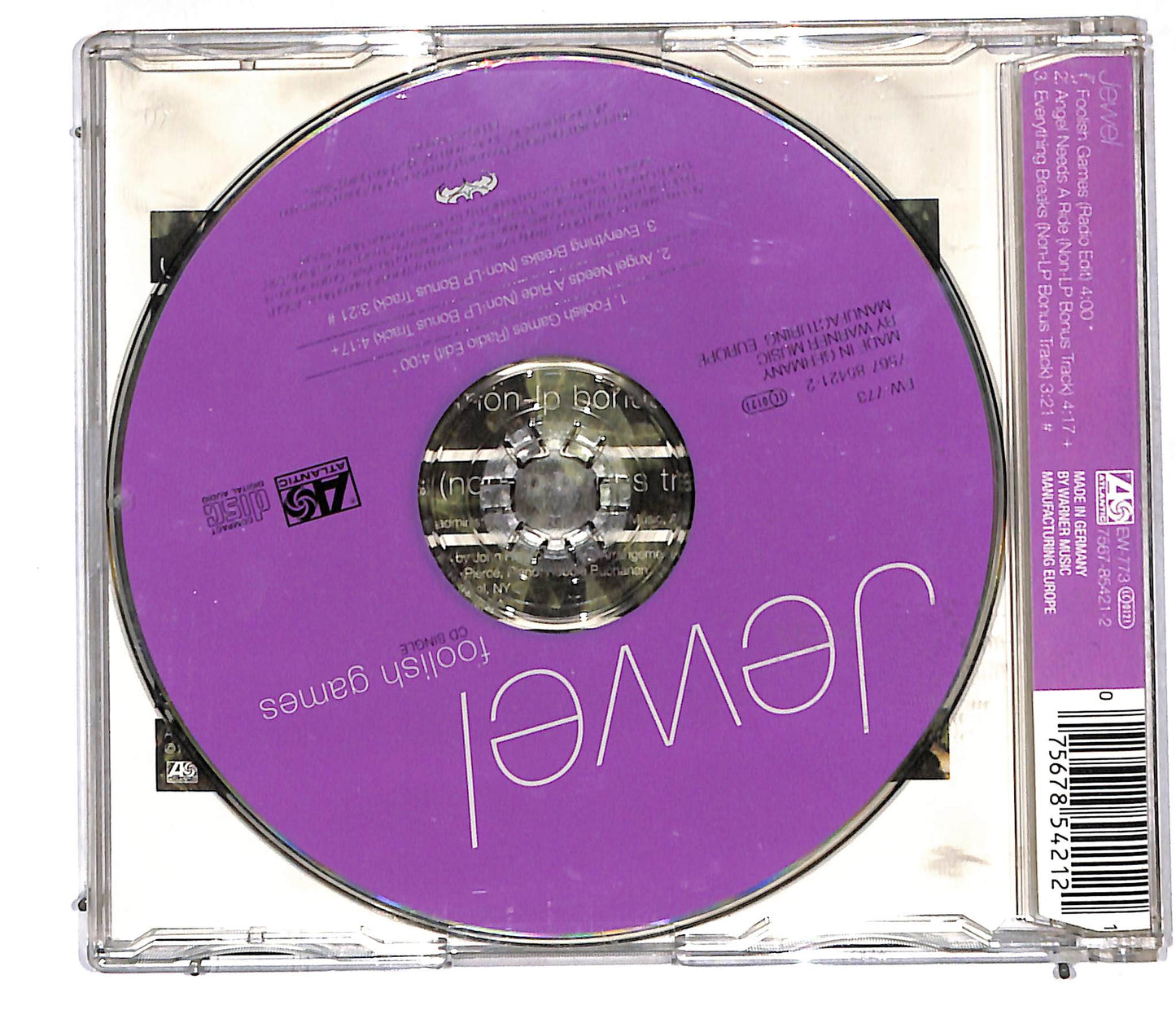 EBOND Jewel - Foolish Games CD CD105640