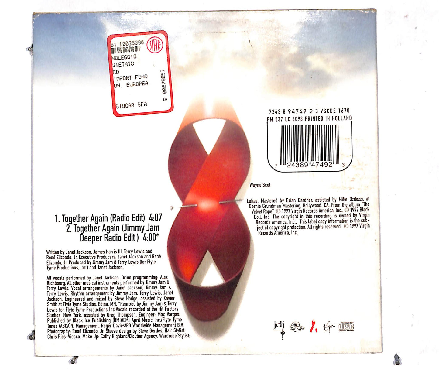 EBOND Janet - Together Again CD CD105645