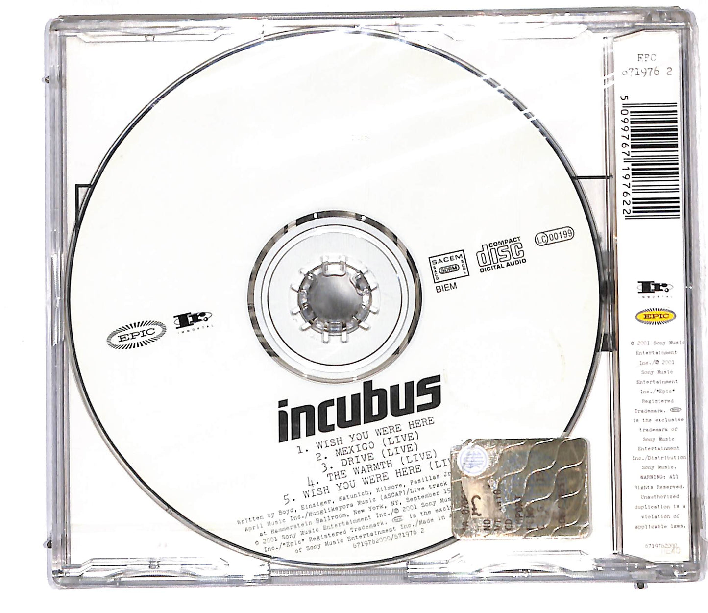 EBOND Incubus - Wish You Were Here CD CD105649