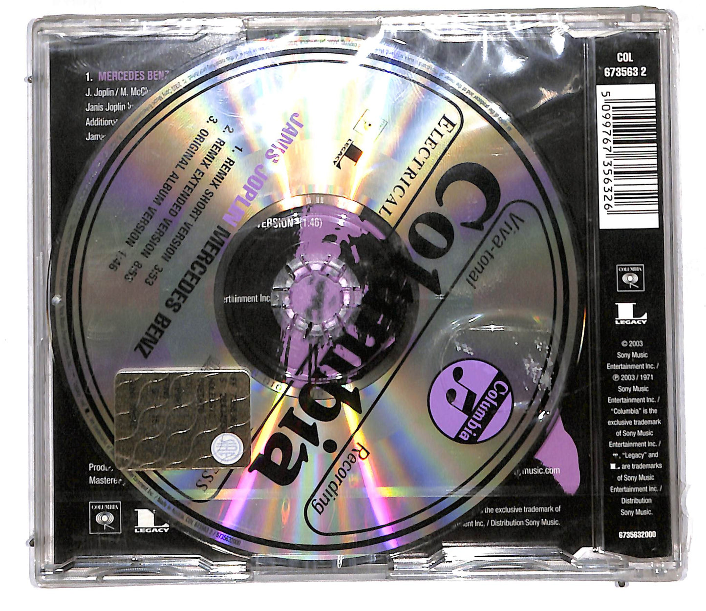 EBOND Janis Joplin - Mercedes Benz CD CD105650