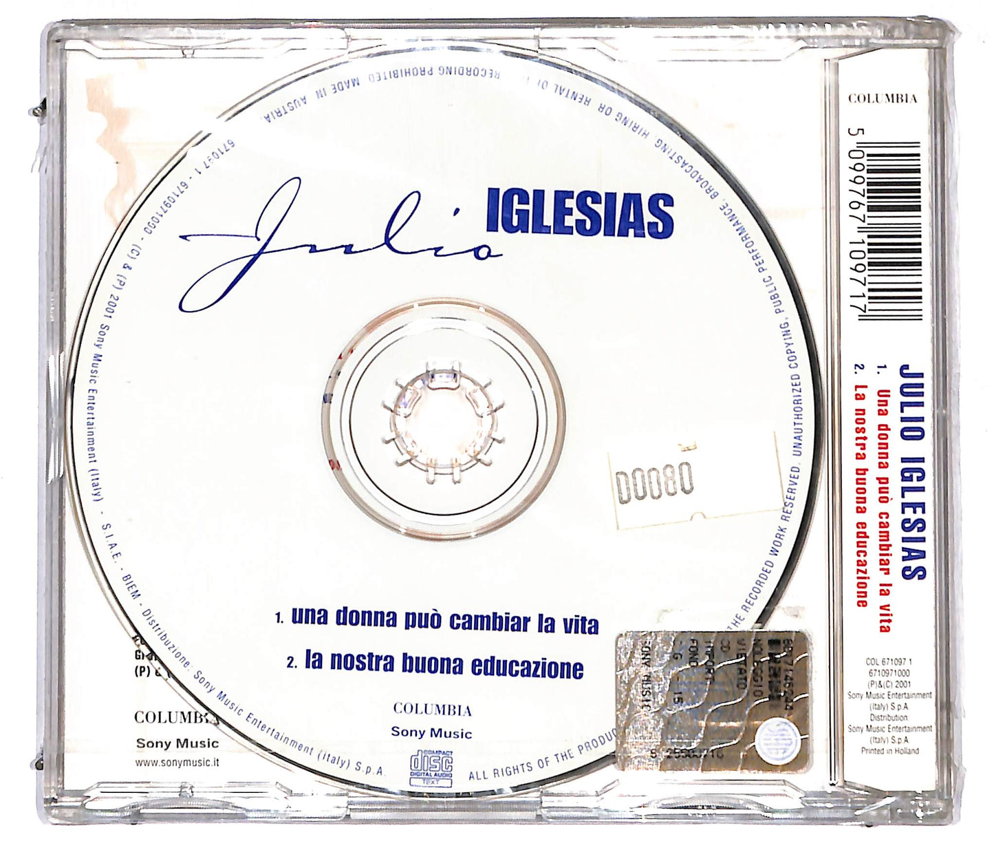 EBOND Julio Iglesias - Una Donna Puo Cambiar La Vita CD CD105659