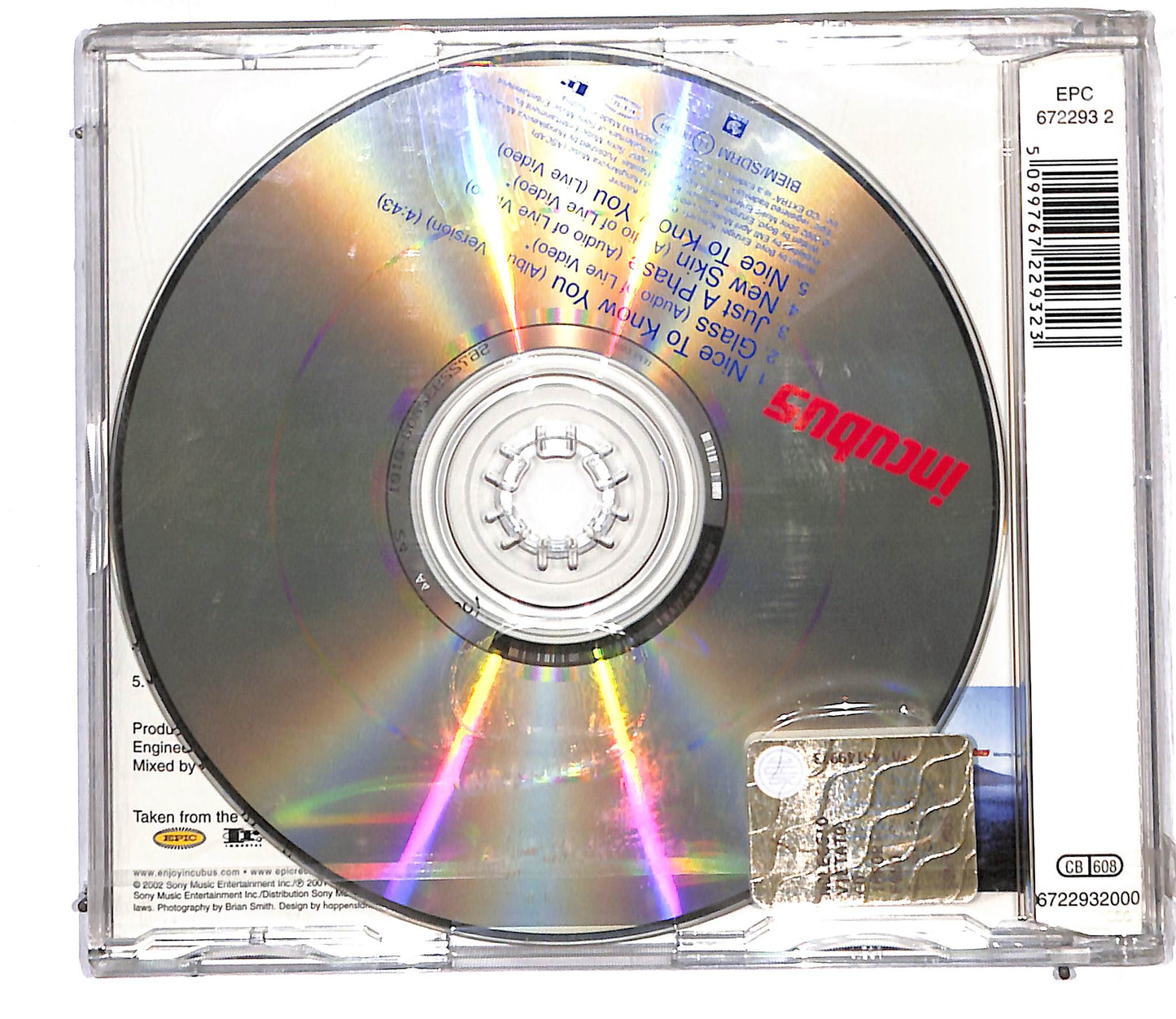 EBOND Incubus - Nice To Know You CD CD105662