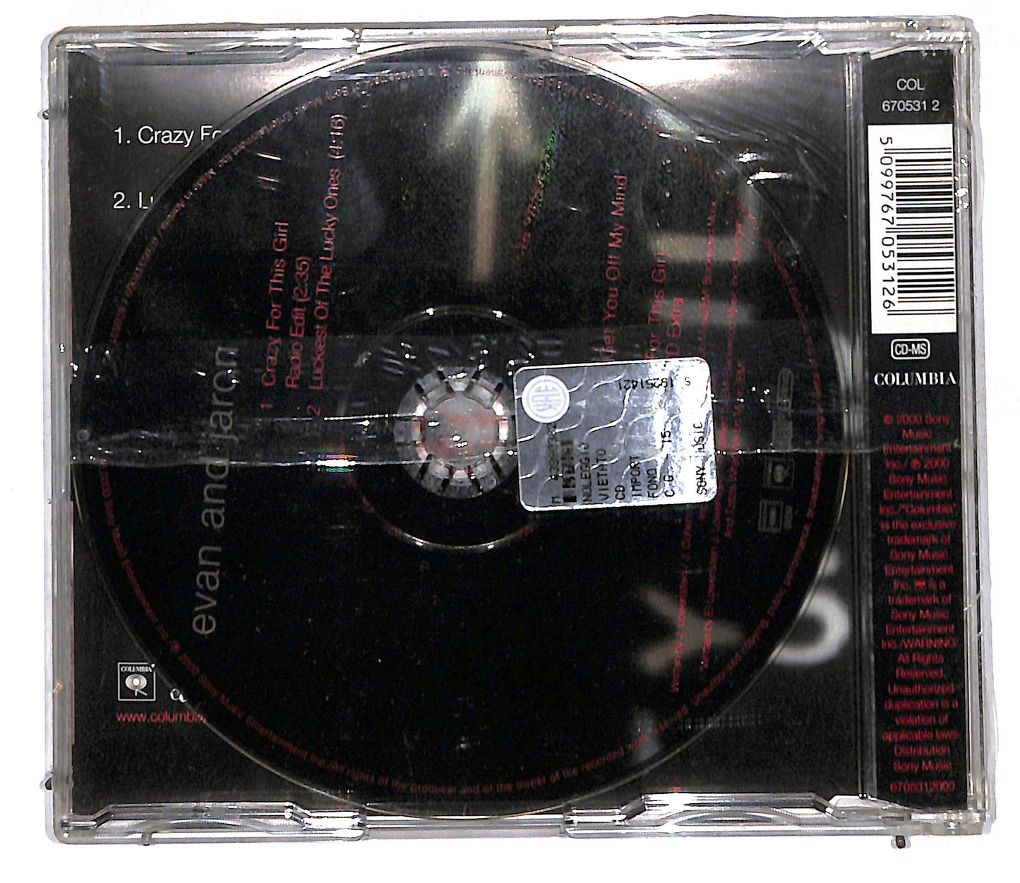 EBOND Evan And Jaron - Crazy For This Girl CD CD105712