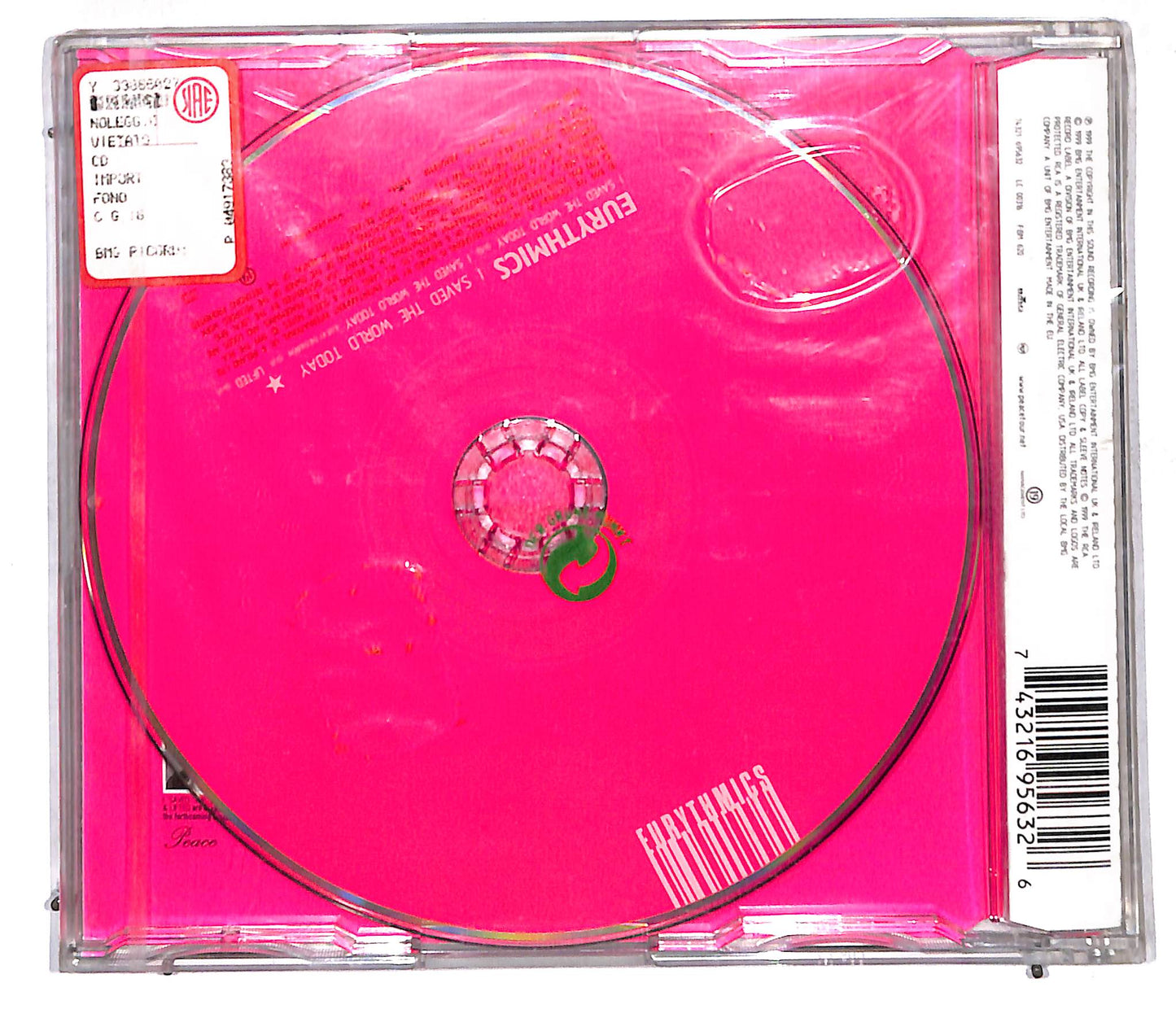 EBOND Eurythmics - I Saved The World Today CD CD105713