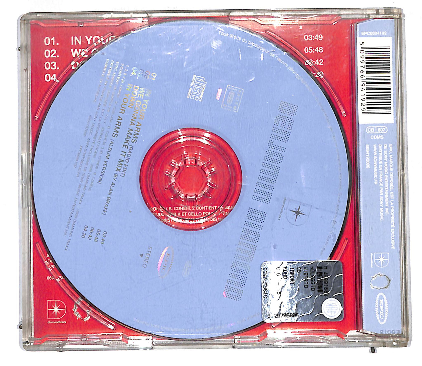 EBOND Benjamin Diamond - In Your Arms CD CD105749