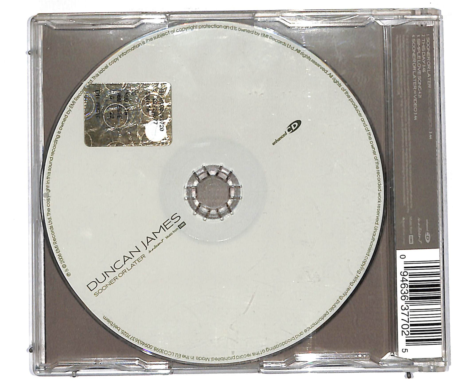 EBOND Duncan James - Sooner Or Later CD CD105752