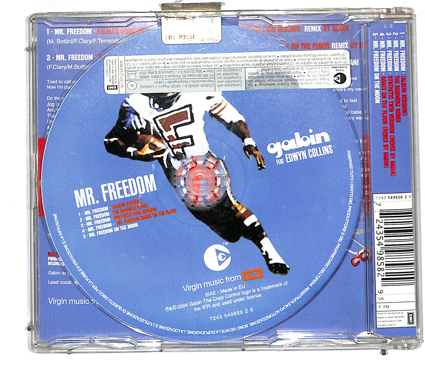 EBOND Gabin Feat. Edwyn Collins - Mr. Freedom CD CD105760