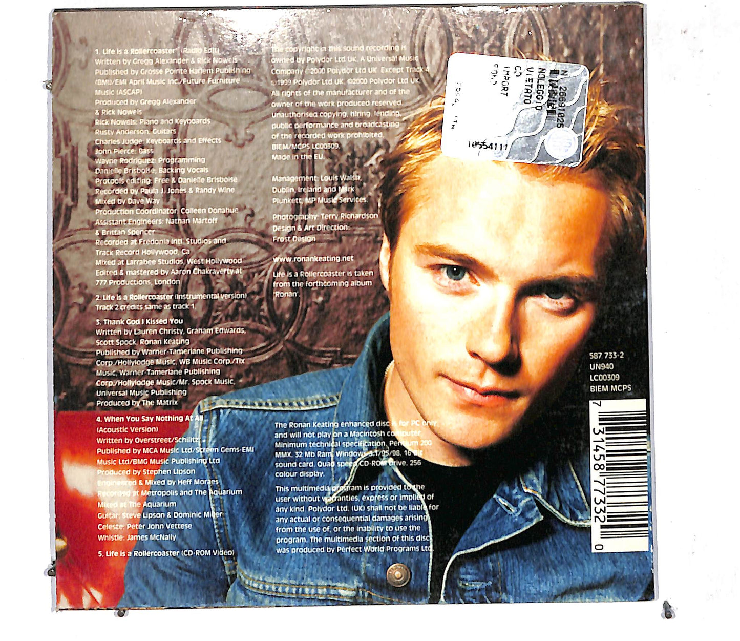 EBOND Ronan Keating - Life Is A Rollercoaster CD CD105761