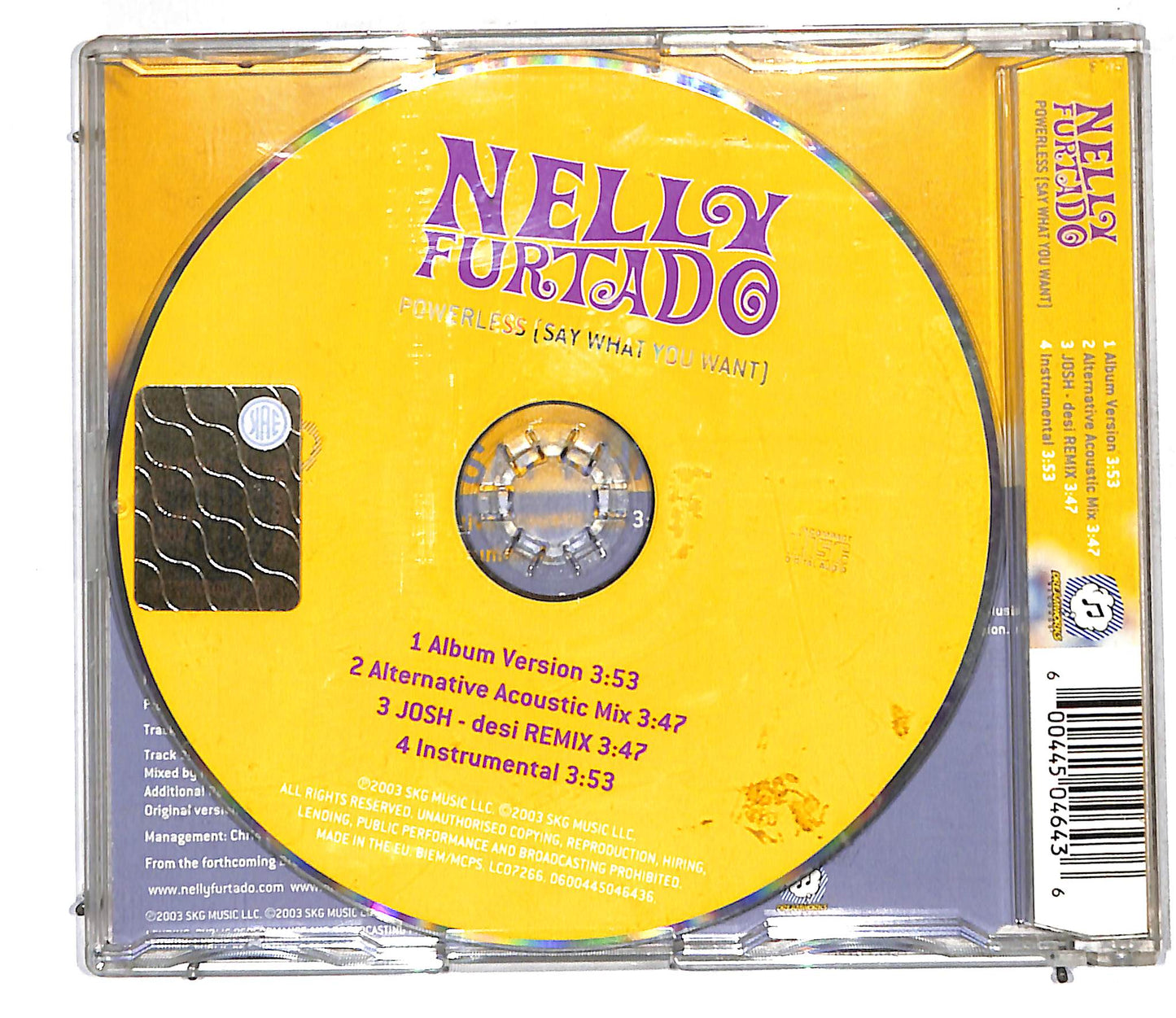 EBOND Nelly Furtado - Powerless (Say What You Want) CD CD105764
