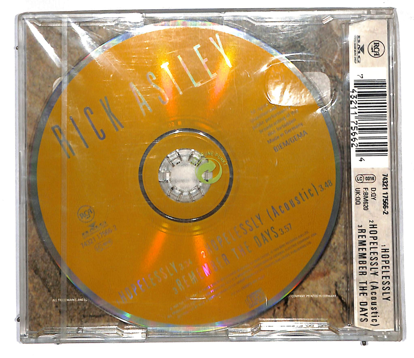 EBOND Rick Astley - Hopelessly CD CD105776