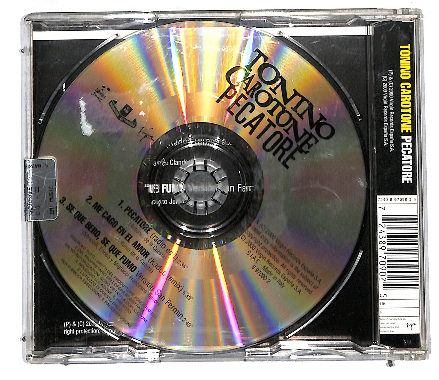 EBOND Tonino Carotone - Pecatore CD CD105783