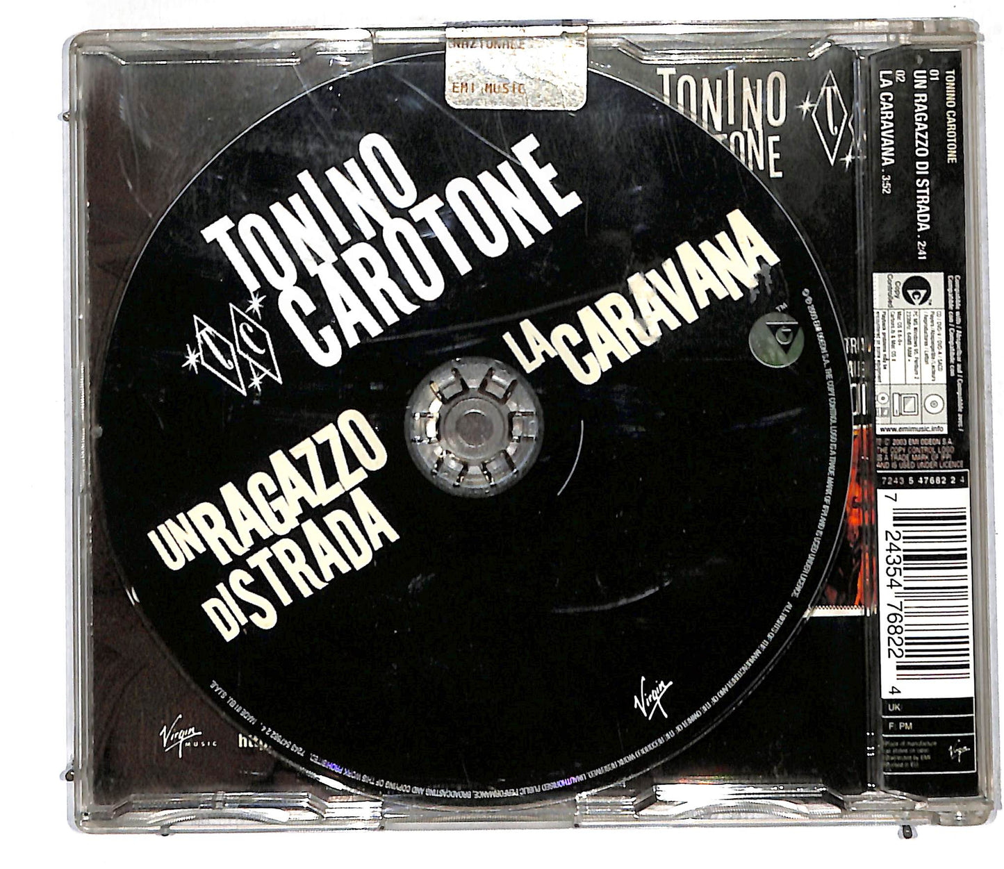 EBOND Tonino Carotone - Un Ragazzo Di Strada CD CD105805