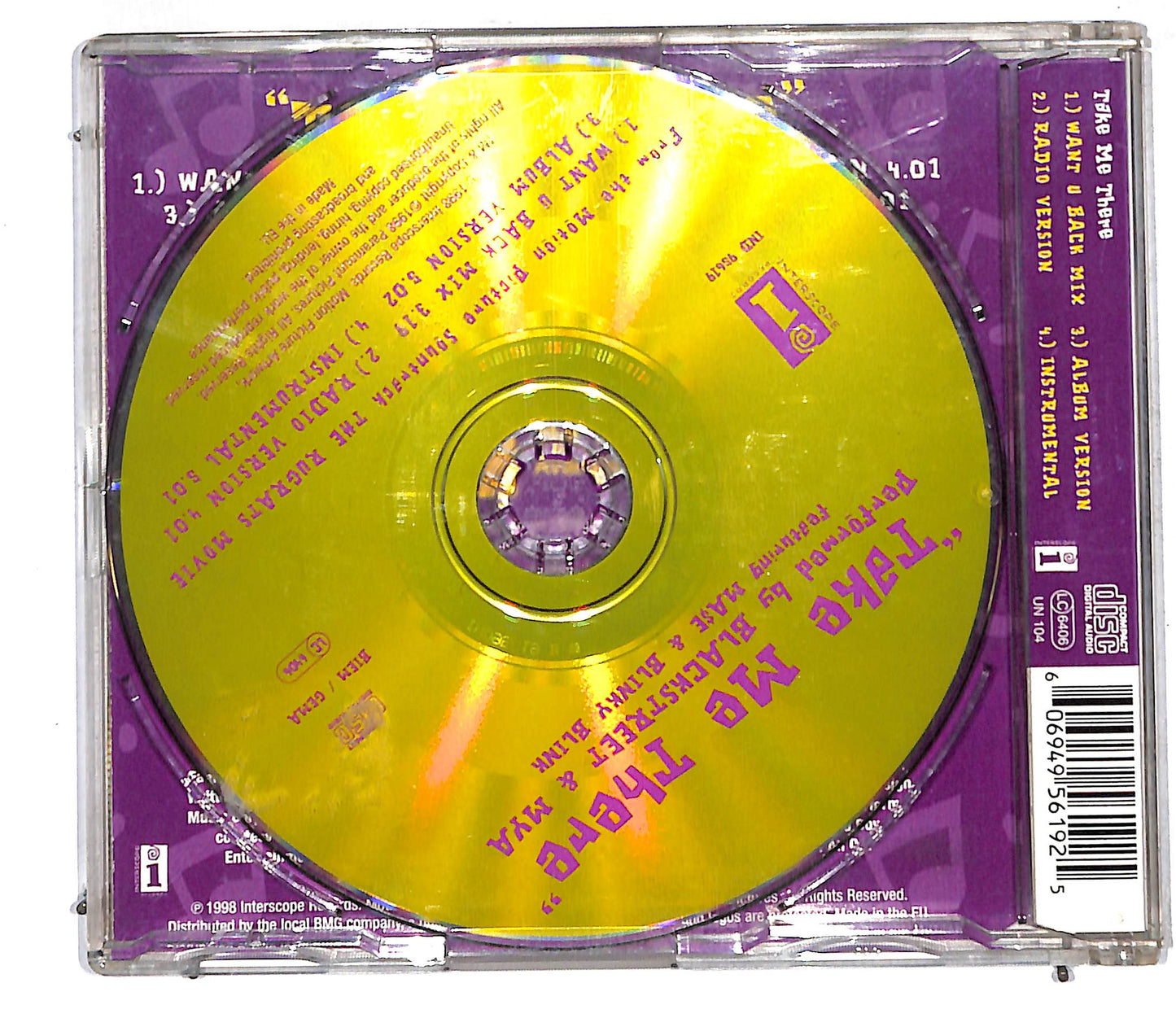 EBOND Take Me There - Blackstreet Mya Ma$e & Blinky Blink CD CD105811