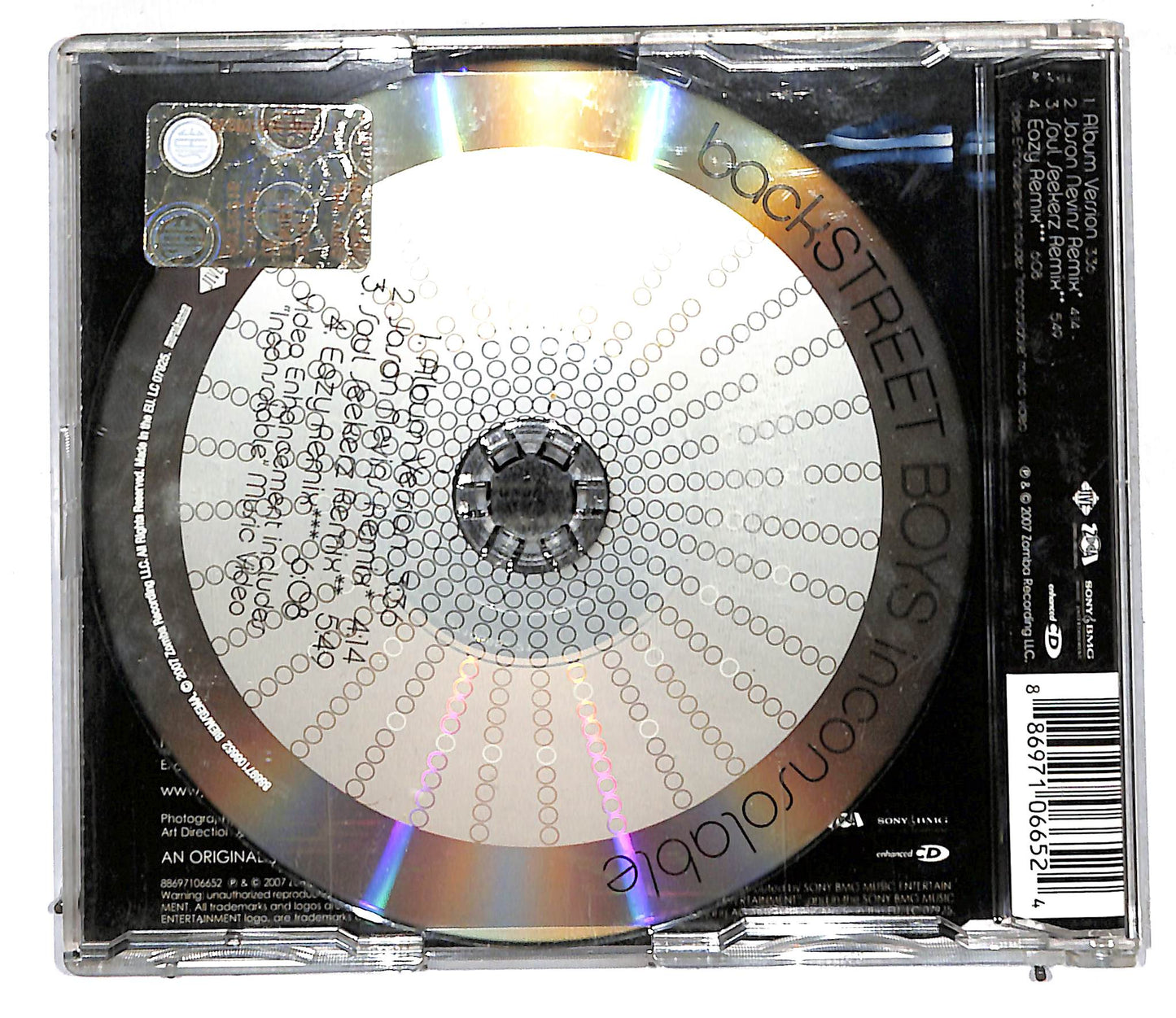 EBOND backSTREET BOYS - Inconsolable CD CD105820