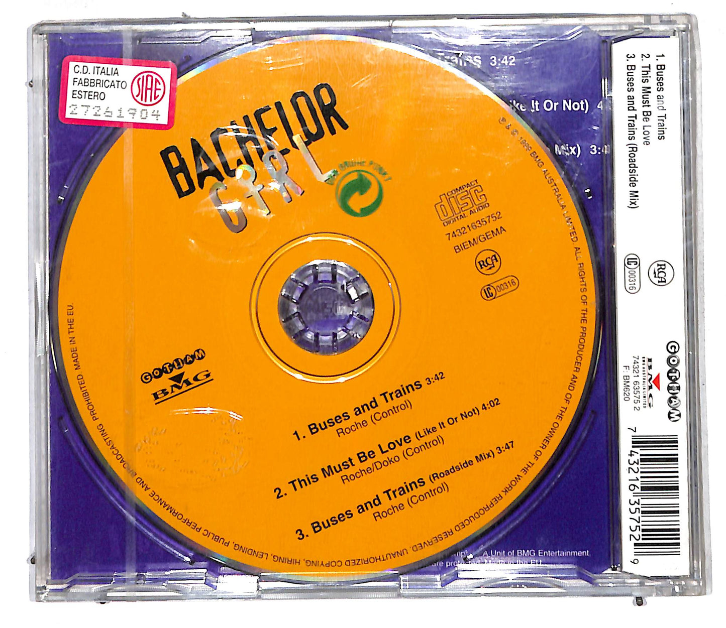 EBOND Bachelor Girl - Buses And Trains CD CD105821