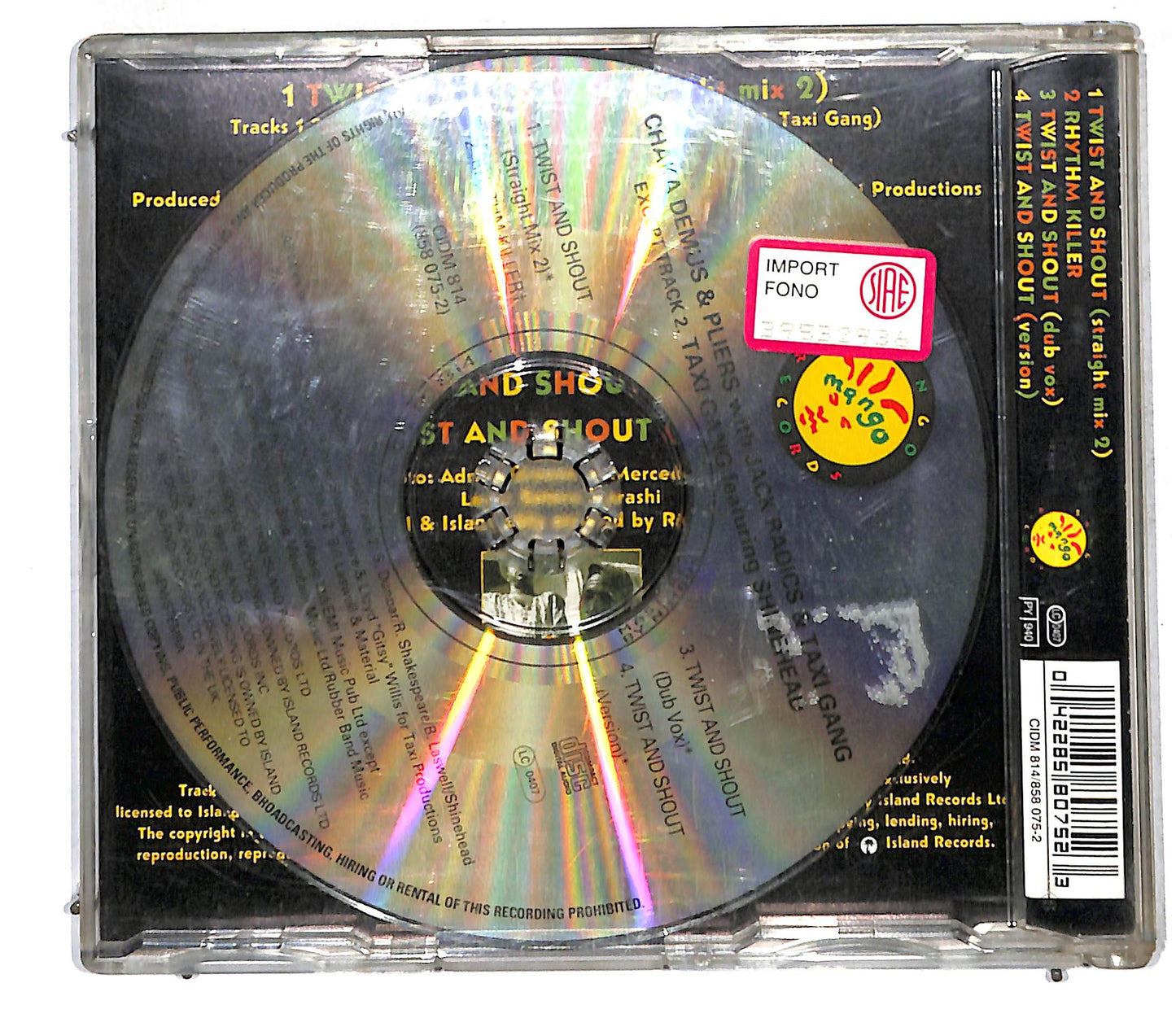 EBOND Chaka Demus & Pliers With Jack Radics & Taxi Gang - Twist And Shout CD CD105829