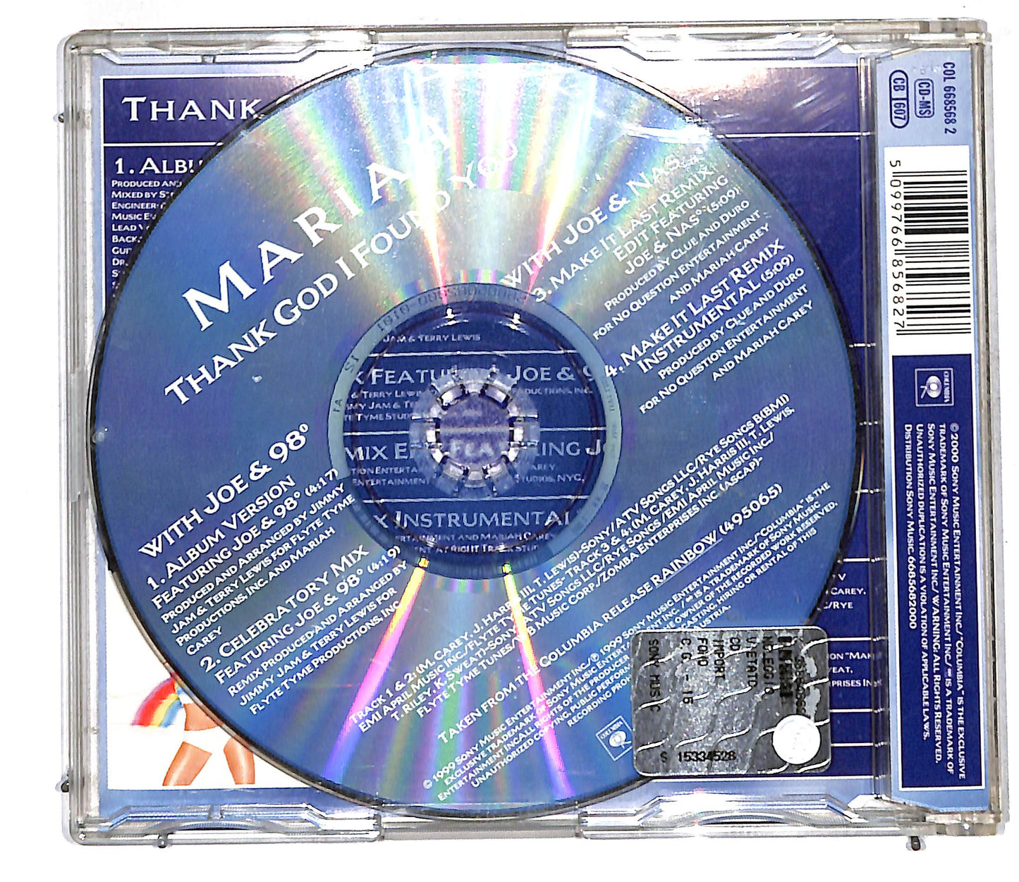 EBOND Mariah With Joe & 98° - Thank God I Found You CD CD105832