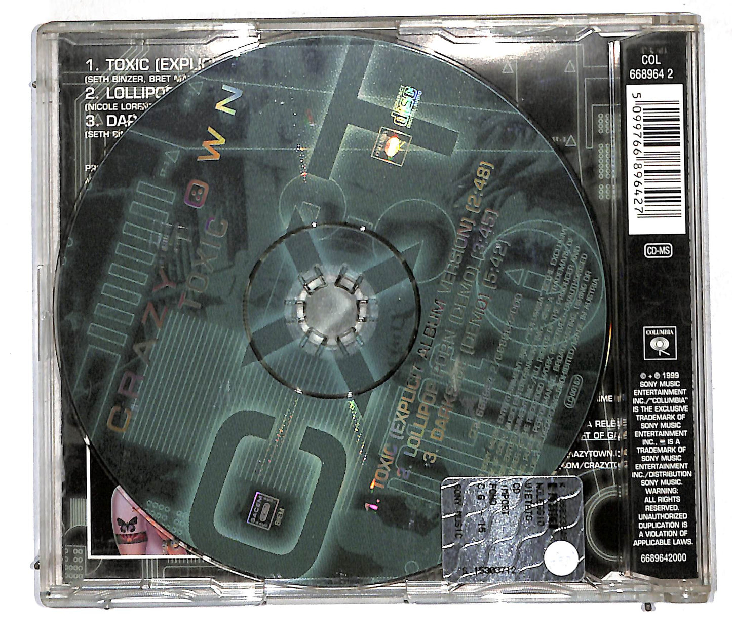 EBOND Crazy Town - Toxic CD CD105854