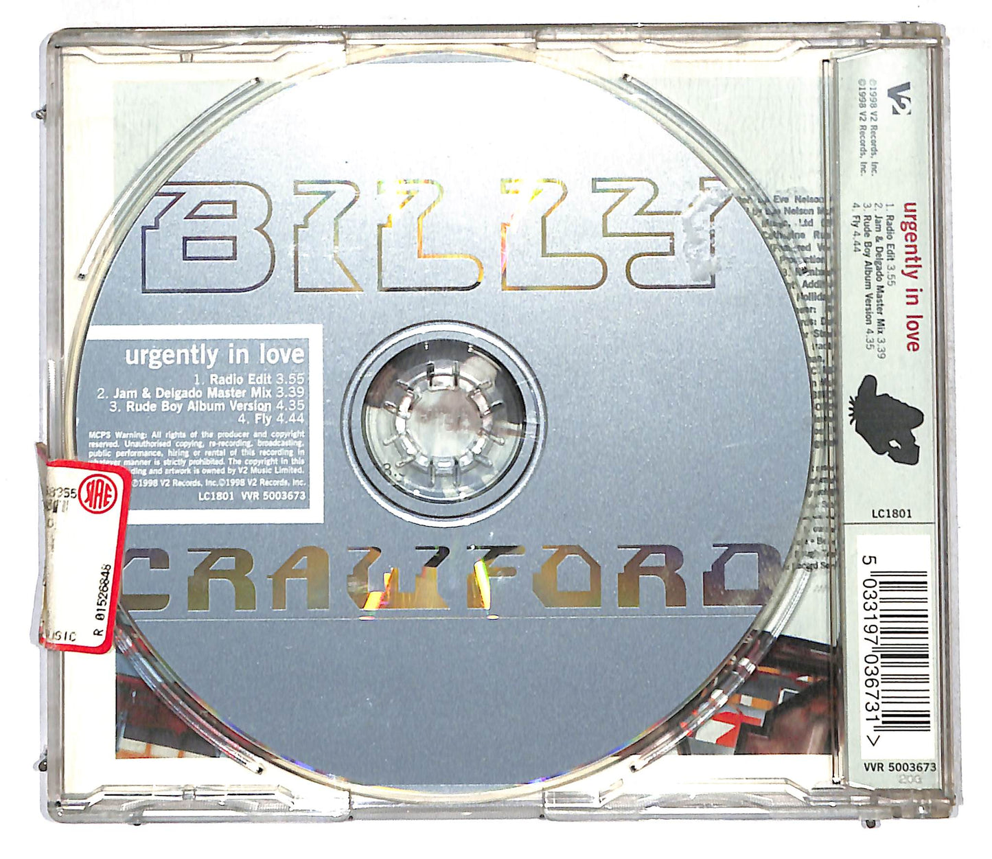 EBOND Billy Crawford - Urgently In Love CD CD105855