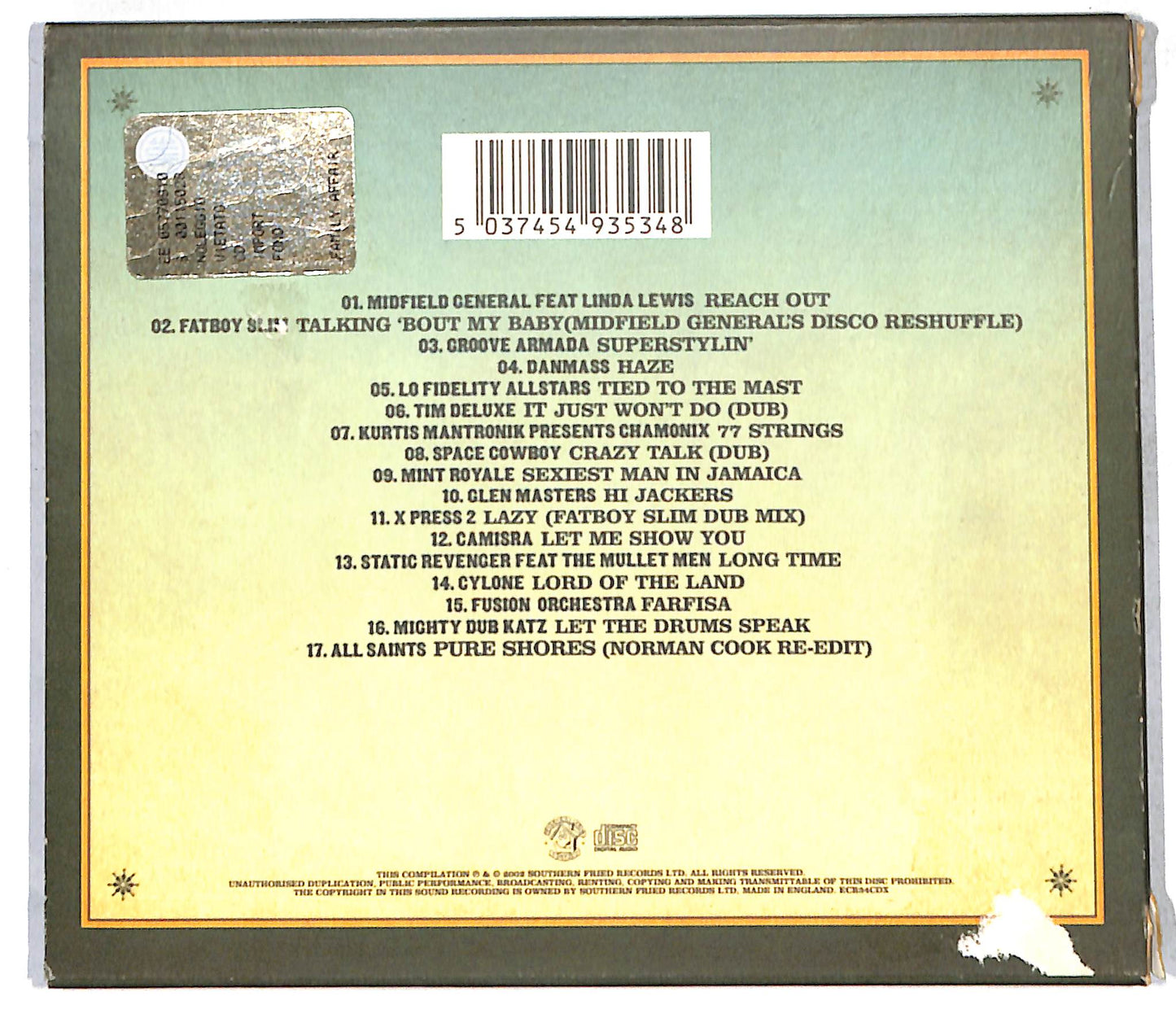 EBOND Fatboy Slim And Midfield General - Big Beach Boutique II CD CD105880