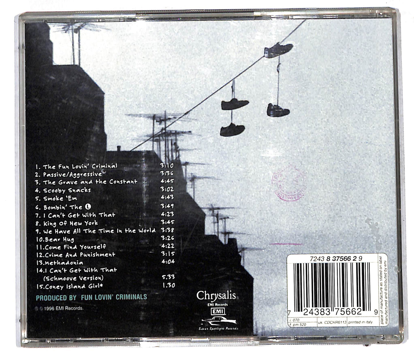 EBOND Fun Lovin' Criminals - Come Find Yourself CD CD105882