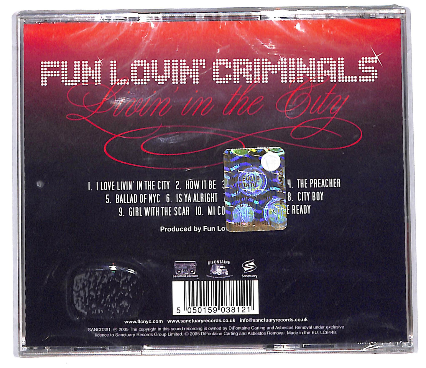 EBOND Fun Lovin' Criminals - Livin' In The City CD CD105916