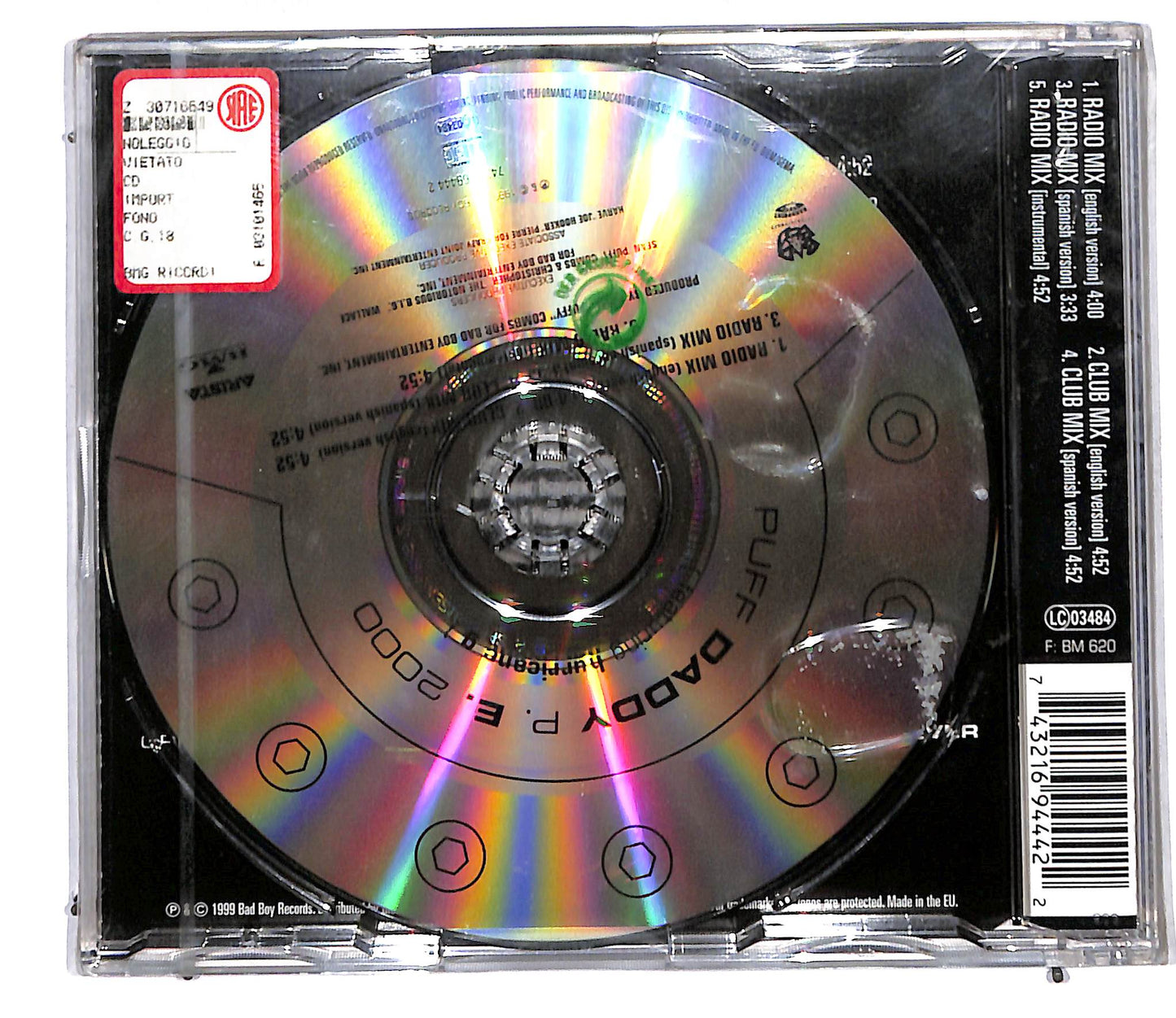 EBOND Puff Daddy Featuring Hurricane G - P.E. 2000 CD CD106001