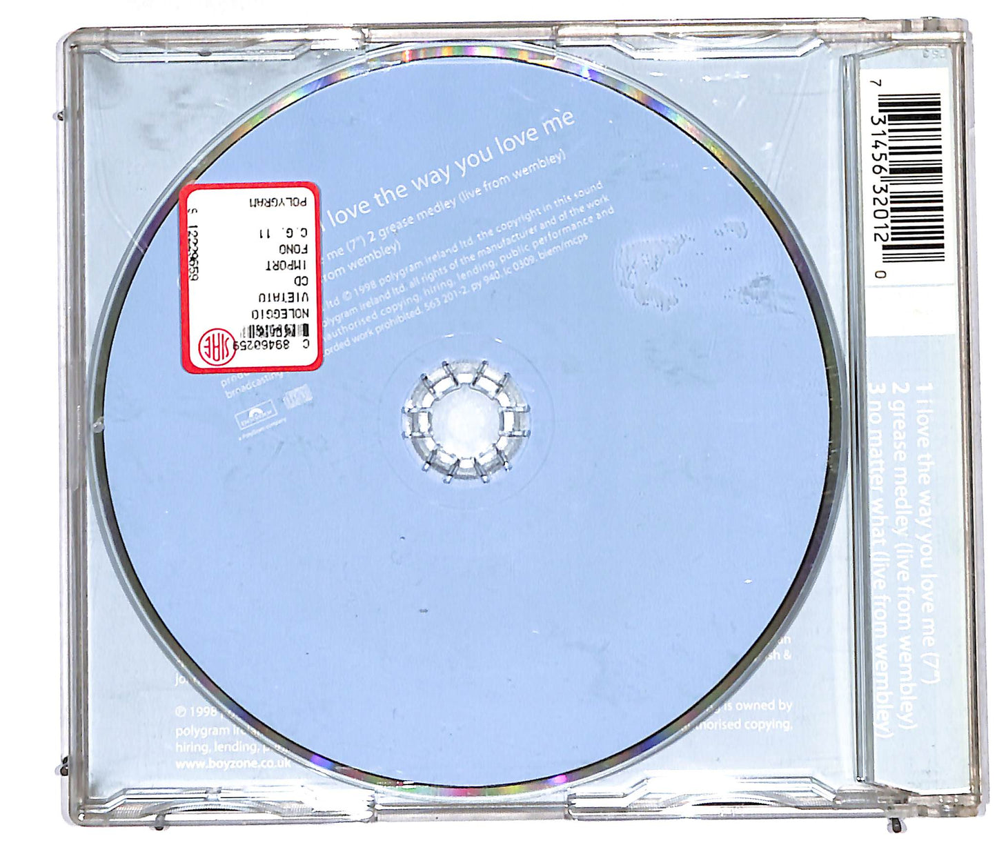EBOND Boyzone - I Love The Way You Love Me CD CD106005